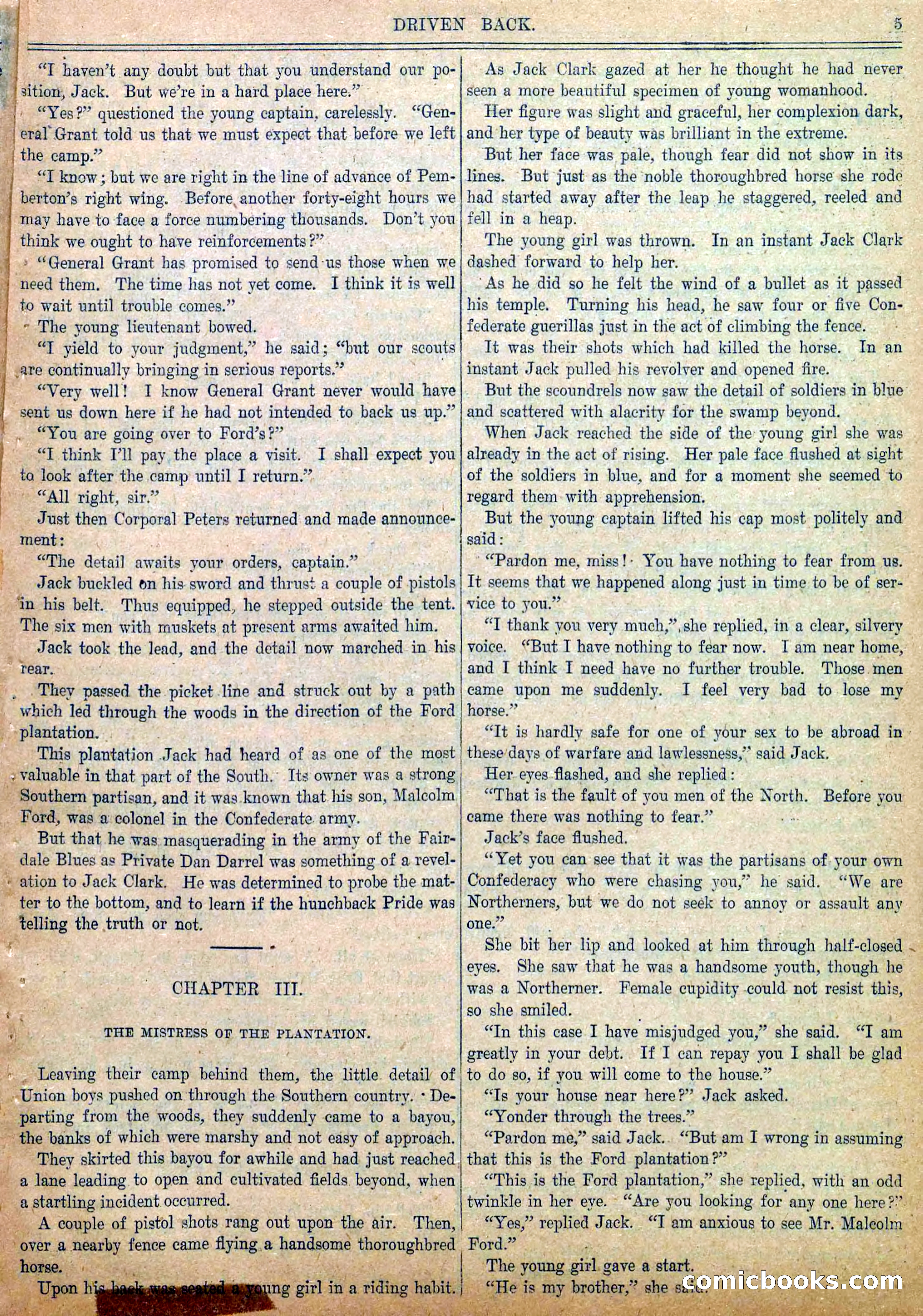 Blue and Gray Weekly, No. 27 — page 7 of 36