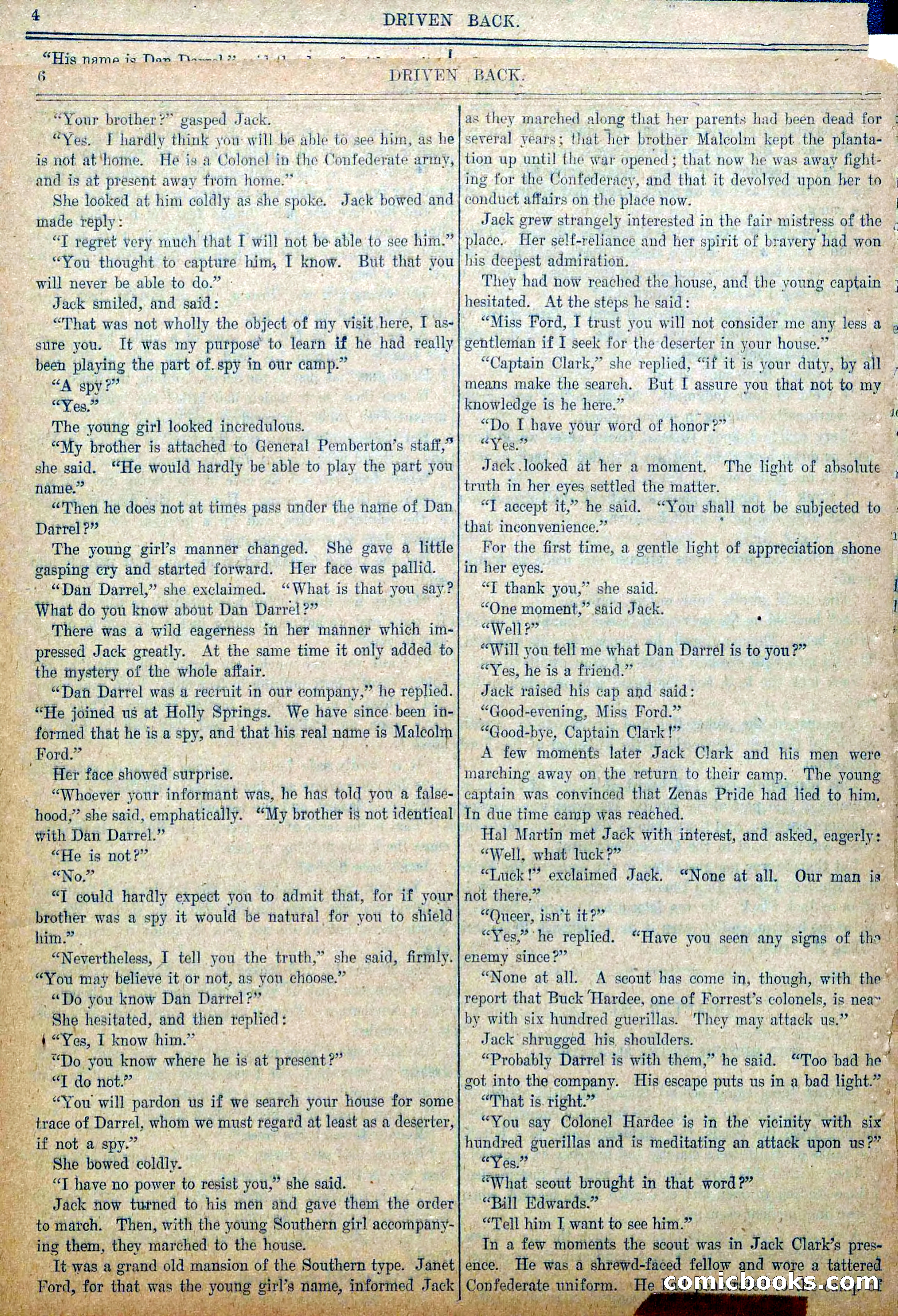 Blue and Gray Weekly, No. 27 — page 8 of 36