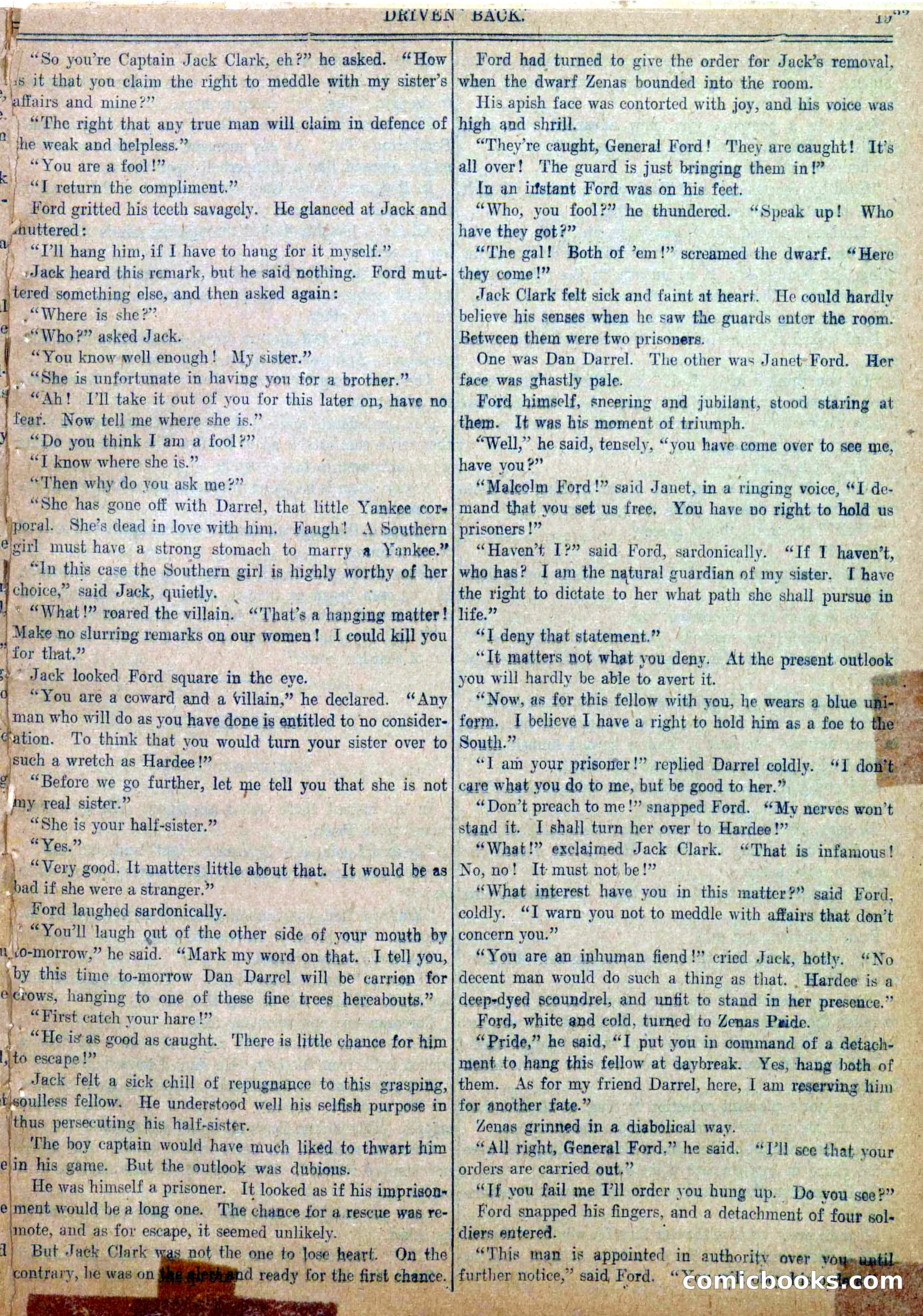 Blue and Gray Weekly, No. 27 — page 21 of 36