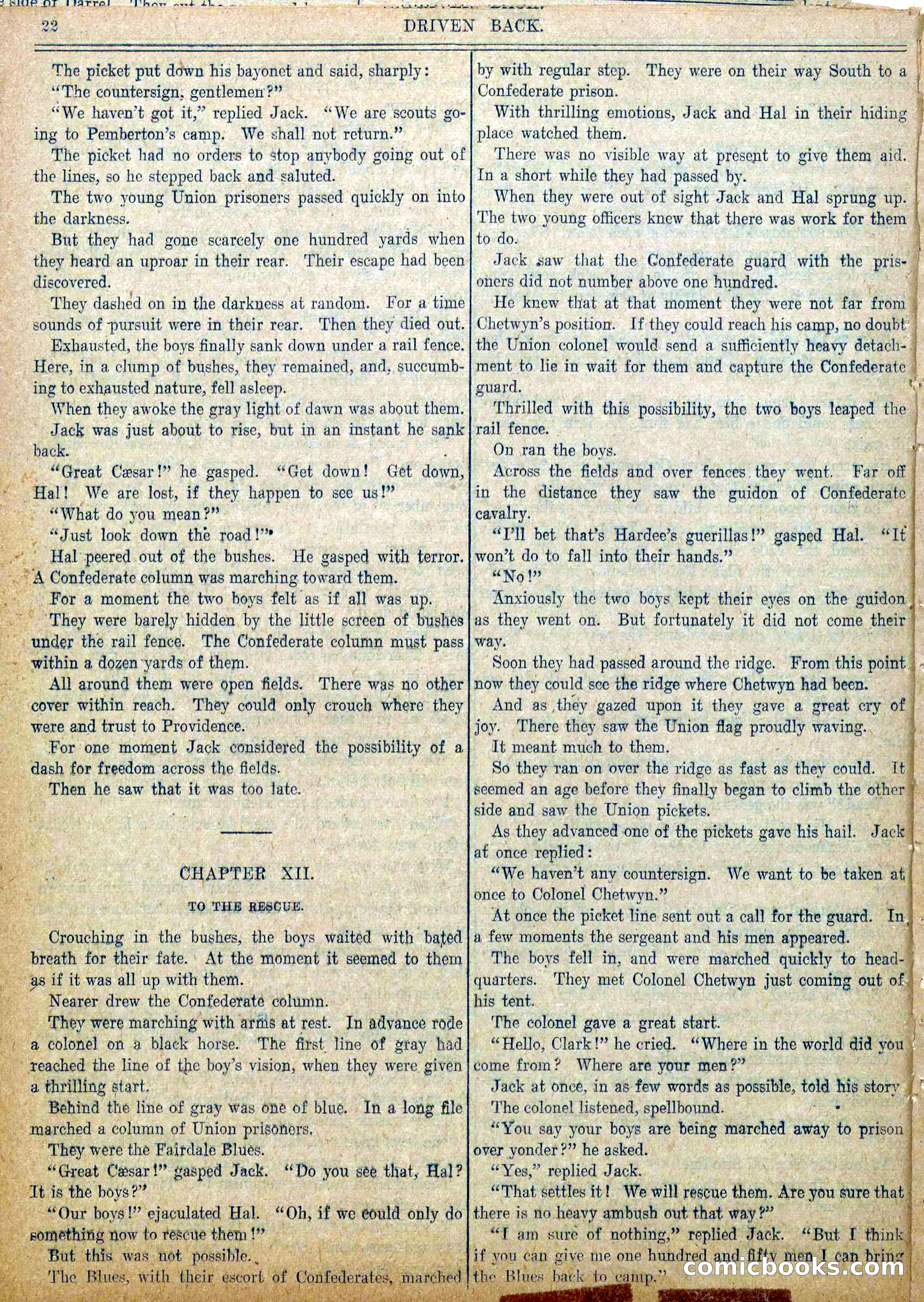 Blue and Gray Weekly, No. 27 — page 24 of 36