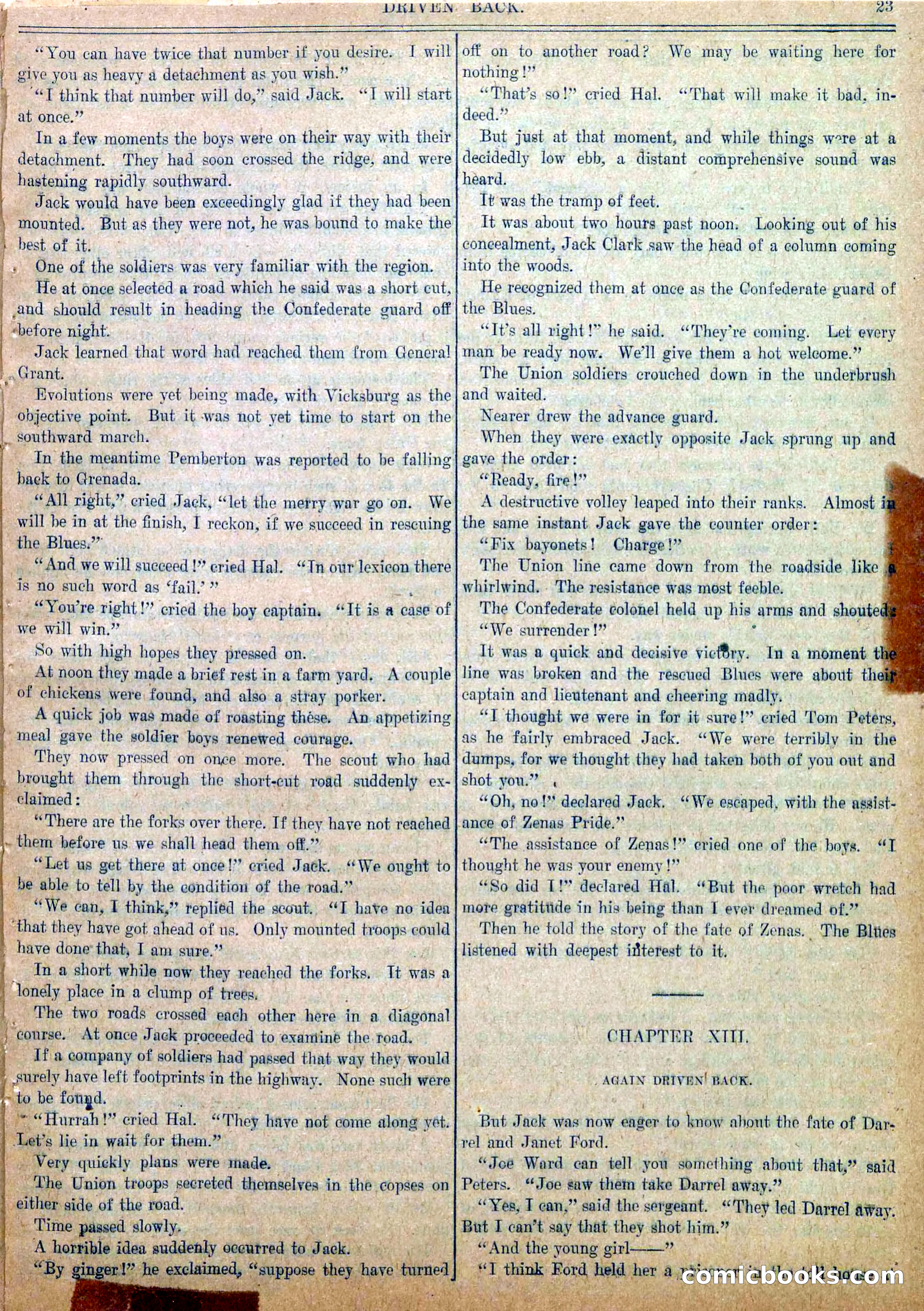 Blue and Gray Weekly, No. 27 — page 25 of 36