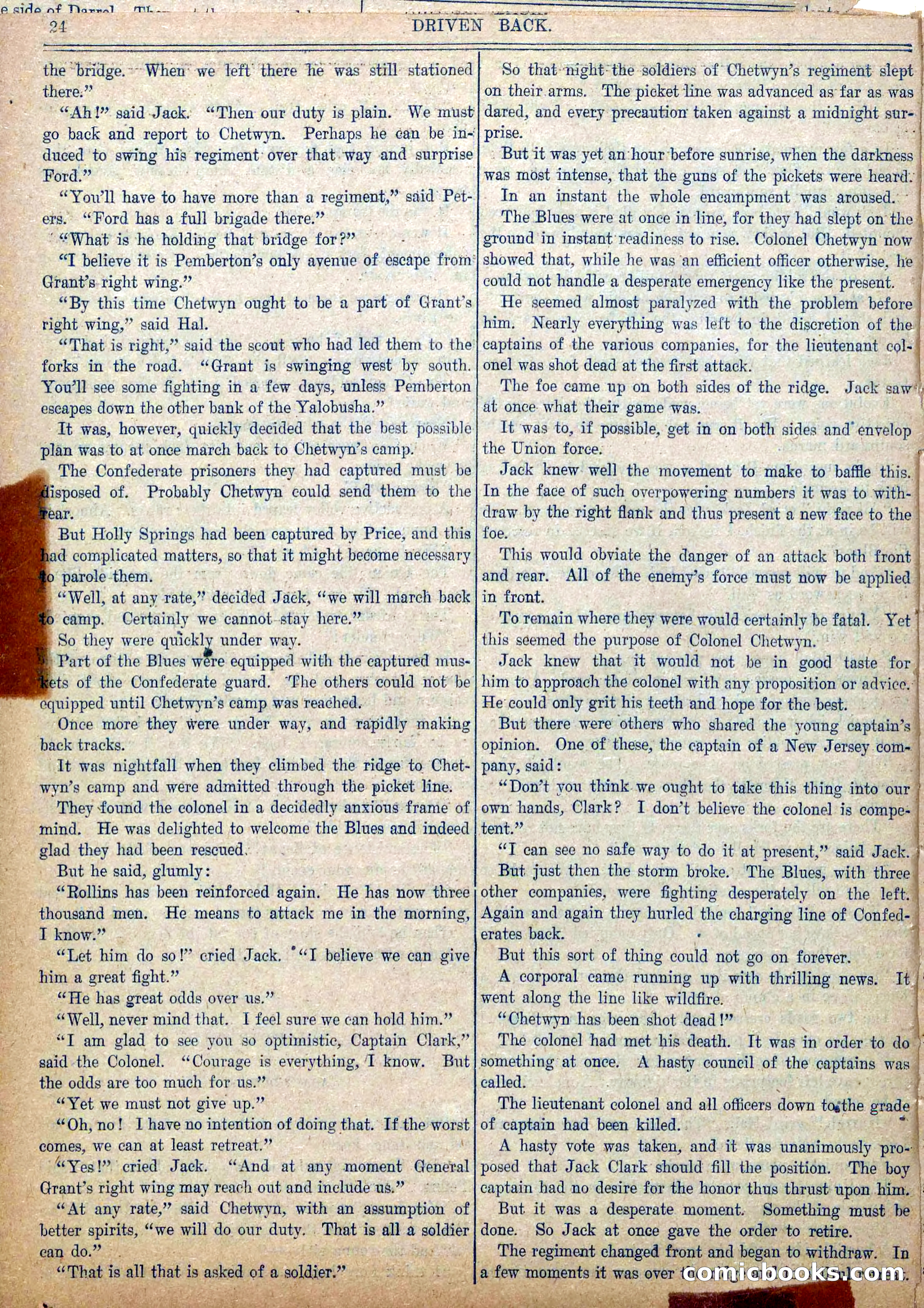 Blue and Gray Weekly, No. 27 — page 26 of 36
