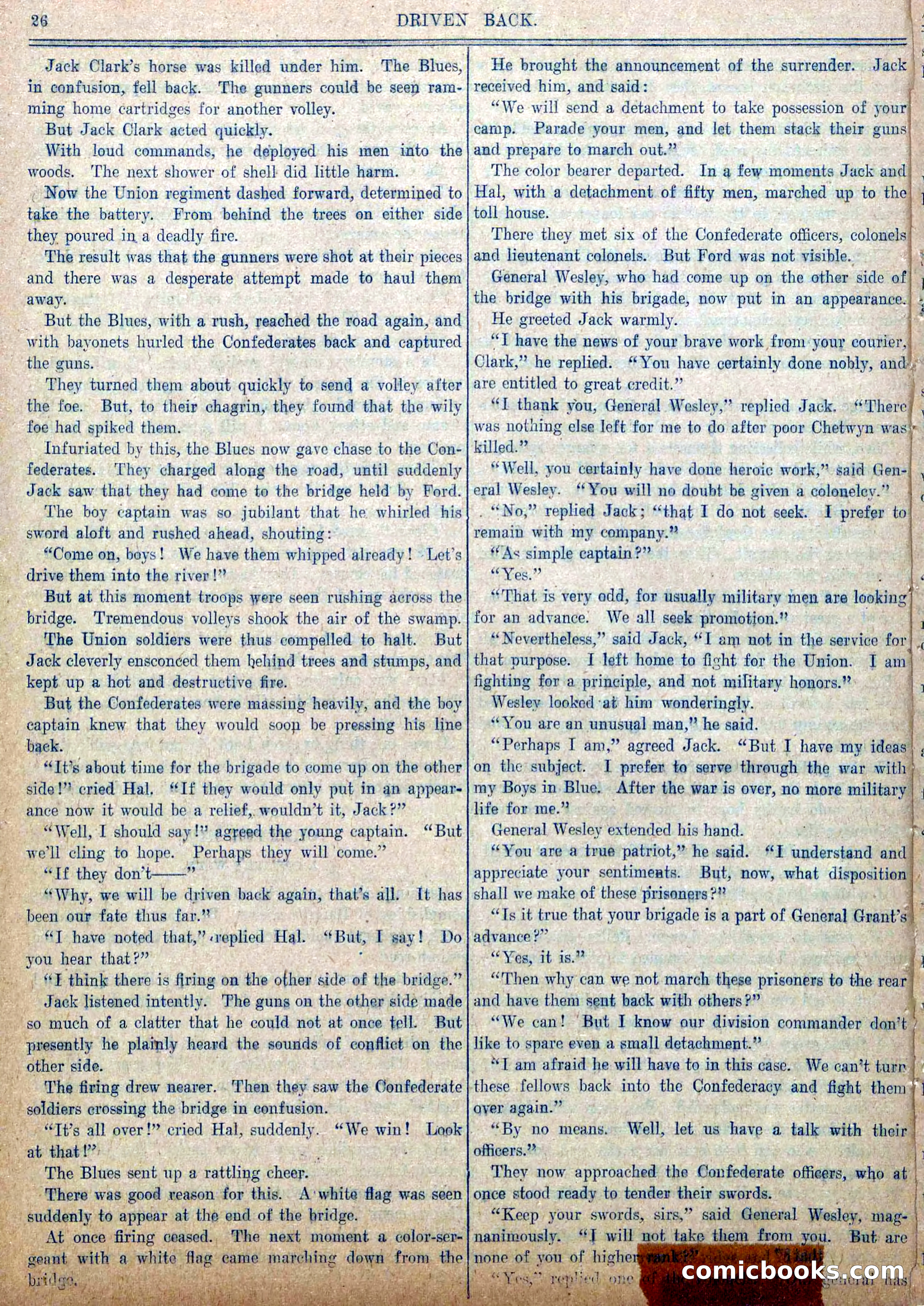 Blue and Gray Weekly, No. 27 — page 28 of 36