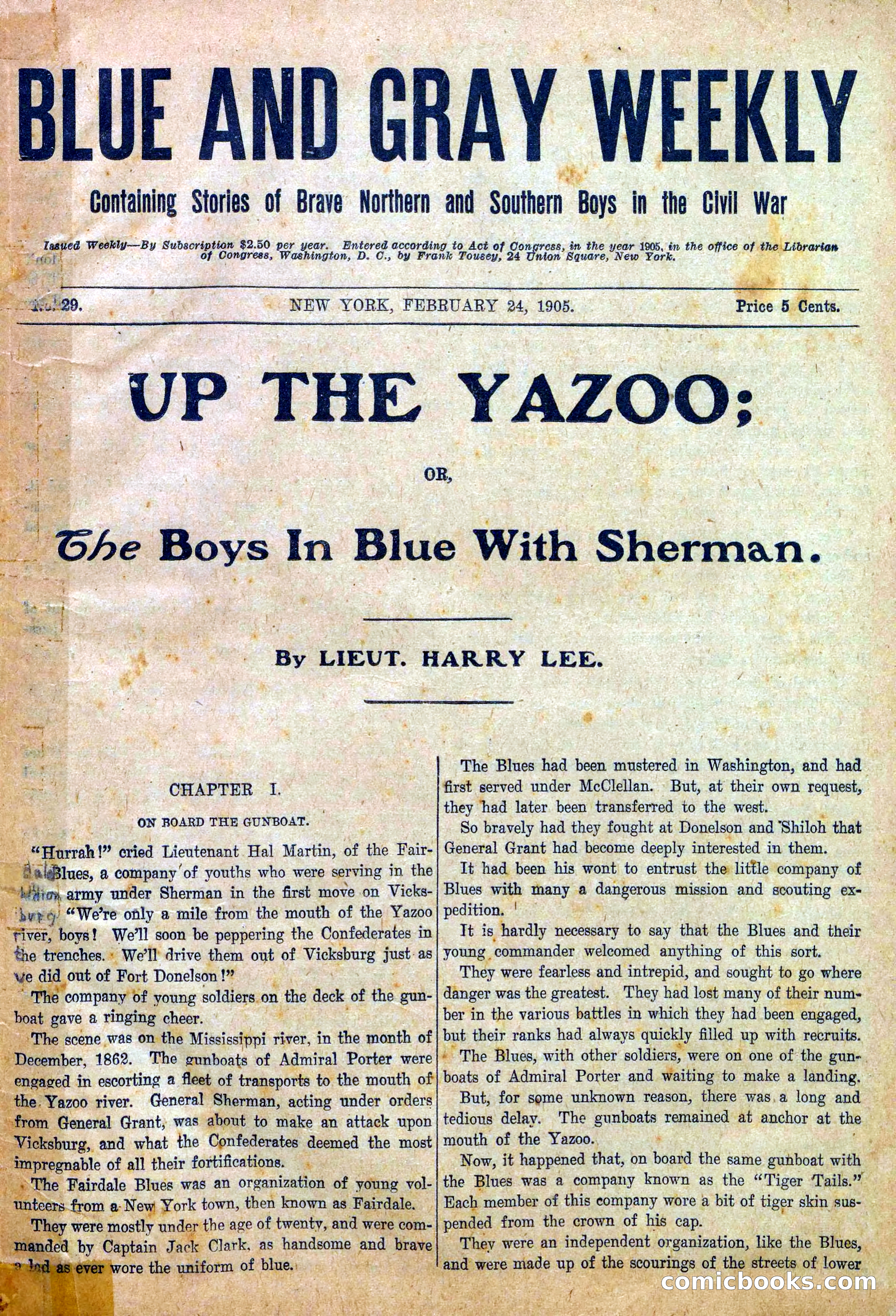Blue and Gray Weekly, No. 29 — page 3 of 36
