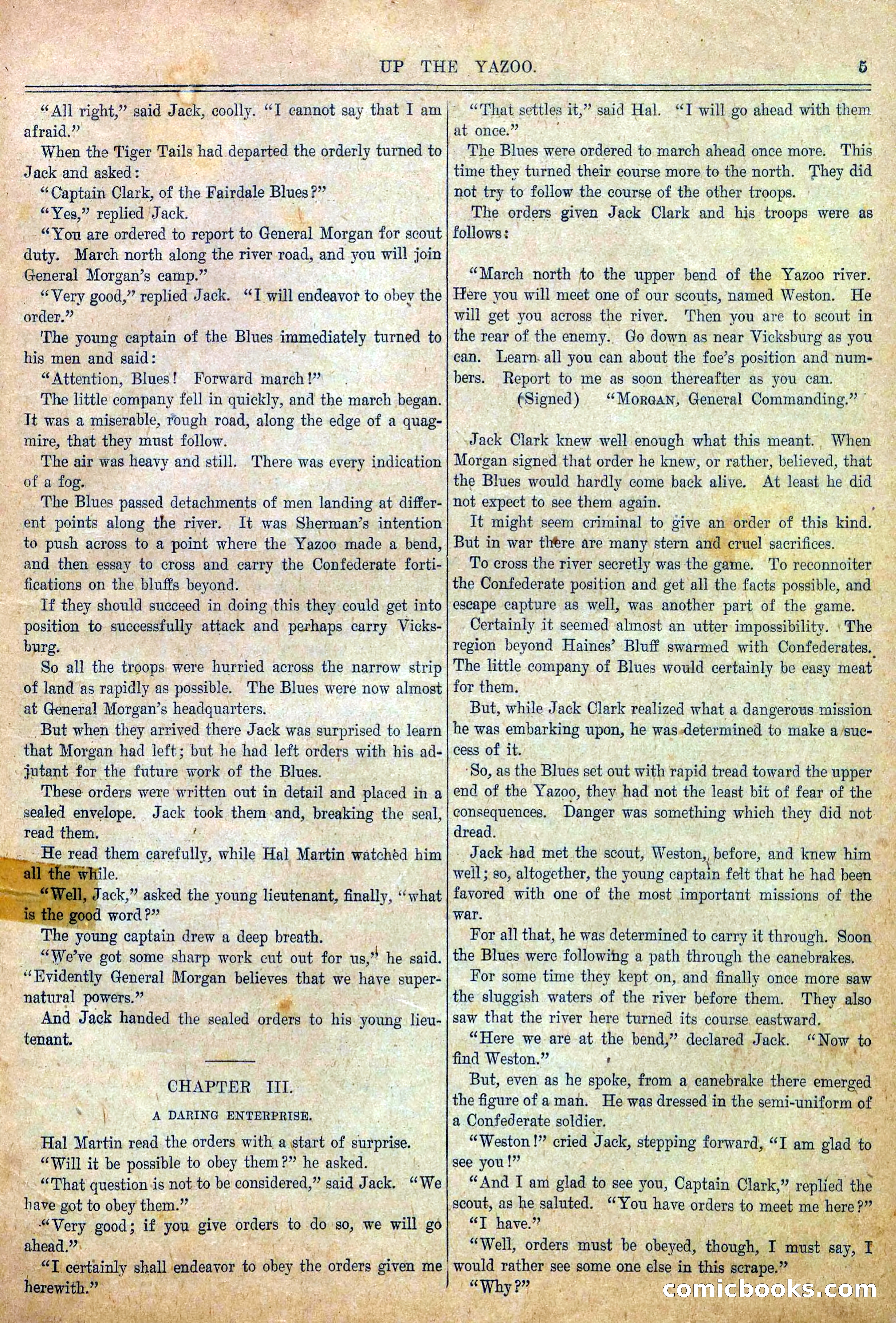 Blue and Gray Weekly, No. 29 — page 7 of 36