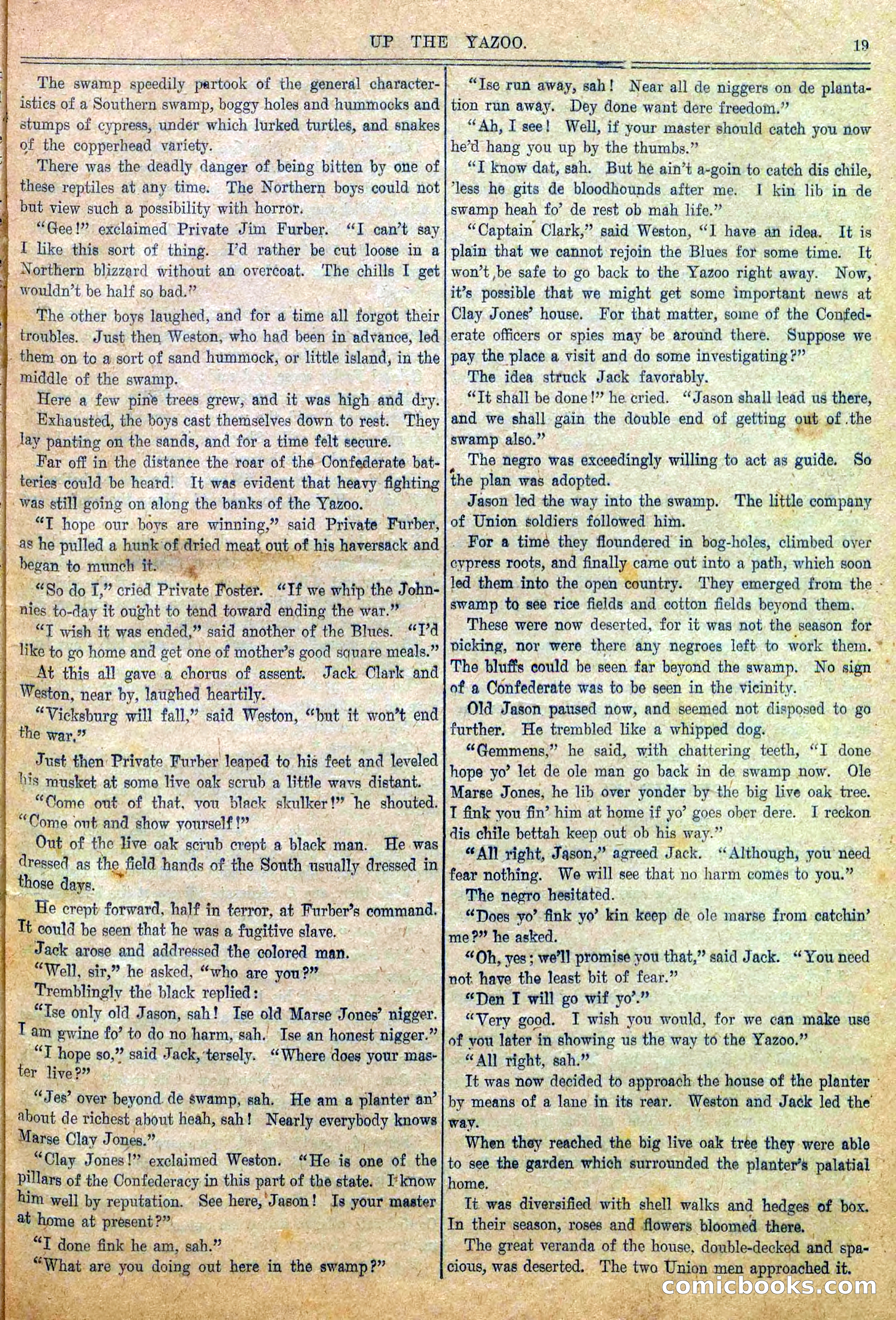 Blue and Gray Weekly, No. 29 — page 21 of 36