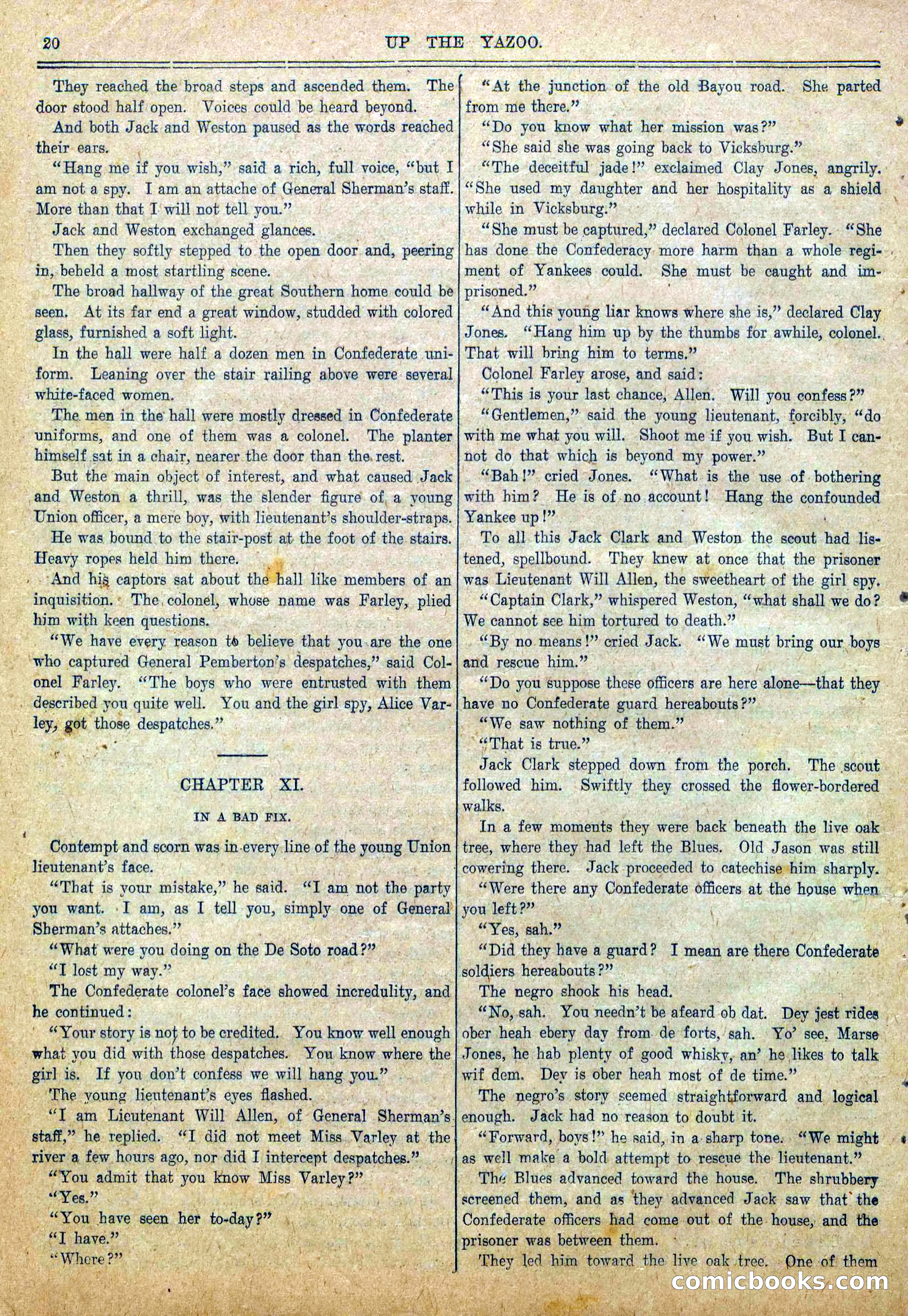 Blue and Gray Weekly, No. 29 — page 22 of 36