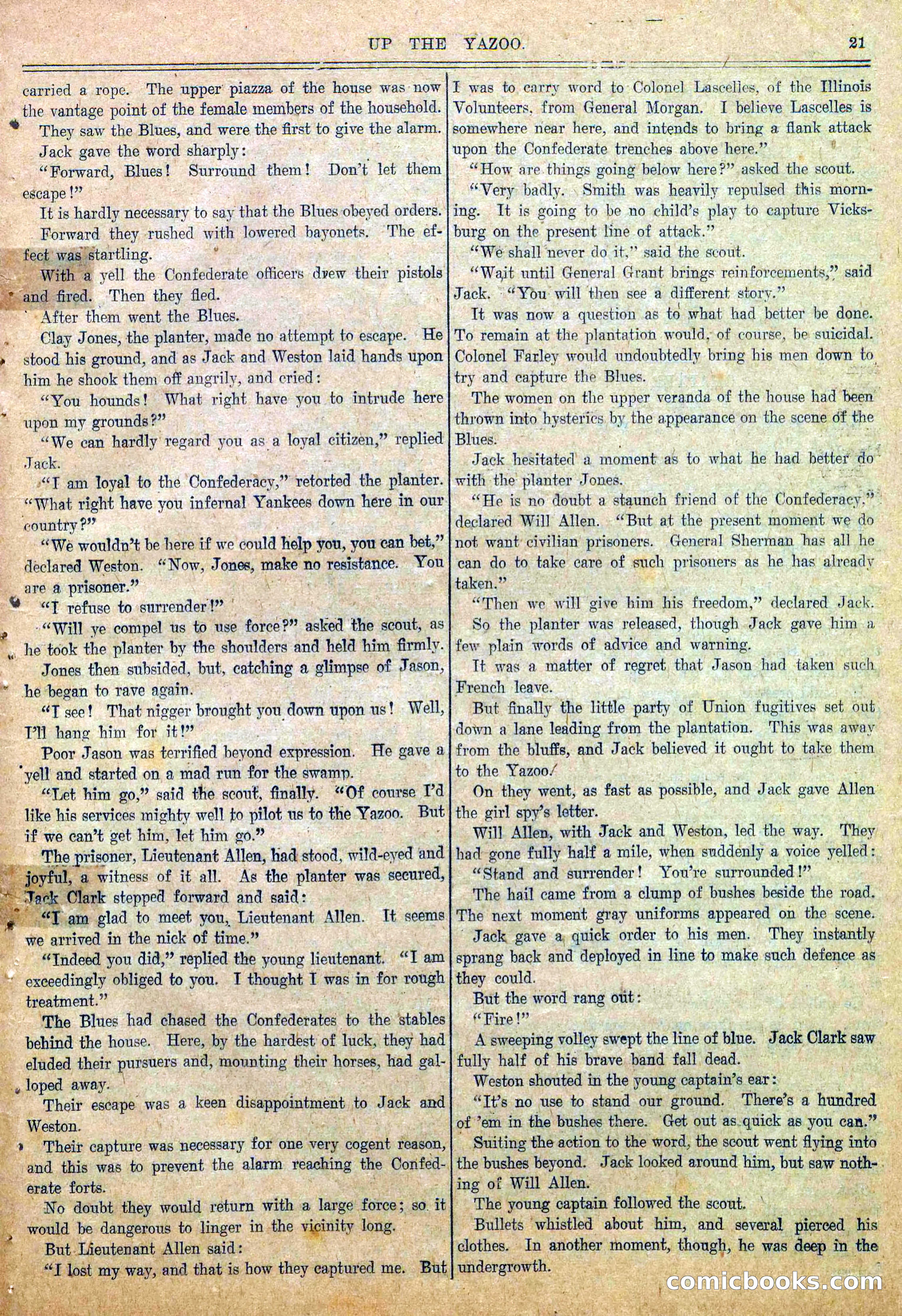 Blue and Gray Weekly, No. 29 — page 23 of 36
