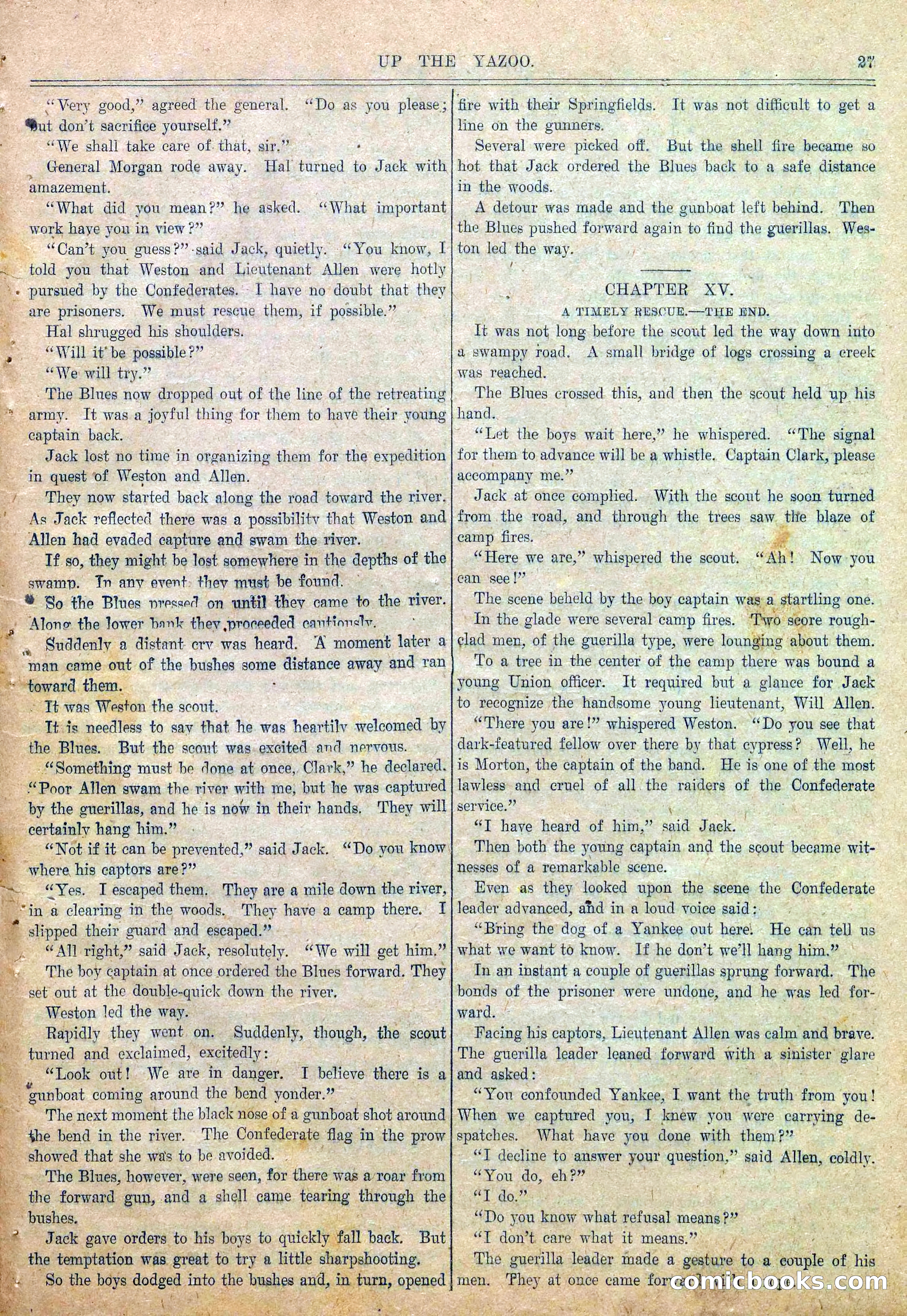 Blue and Gray Weekly, No. 29 — page 29 of 36
