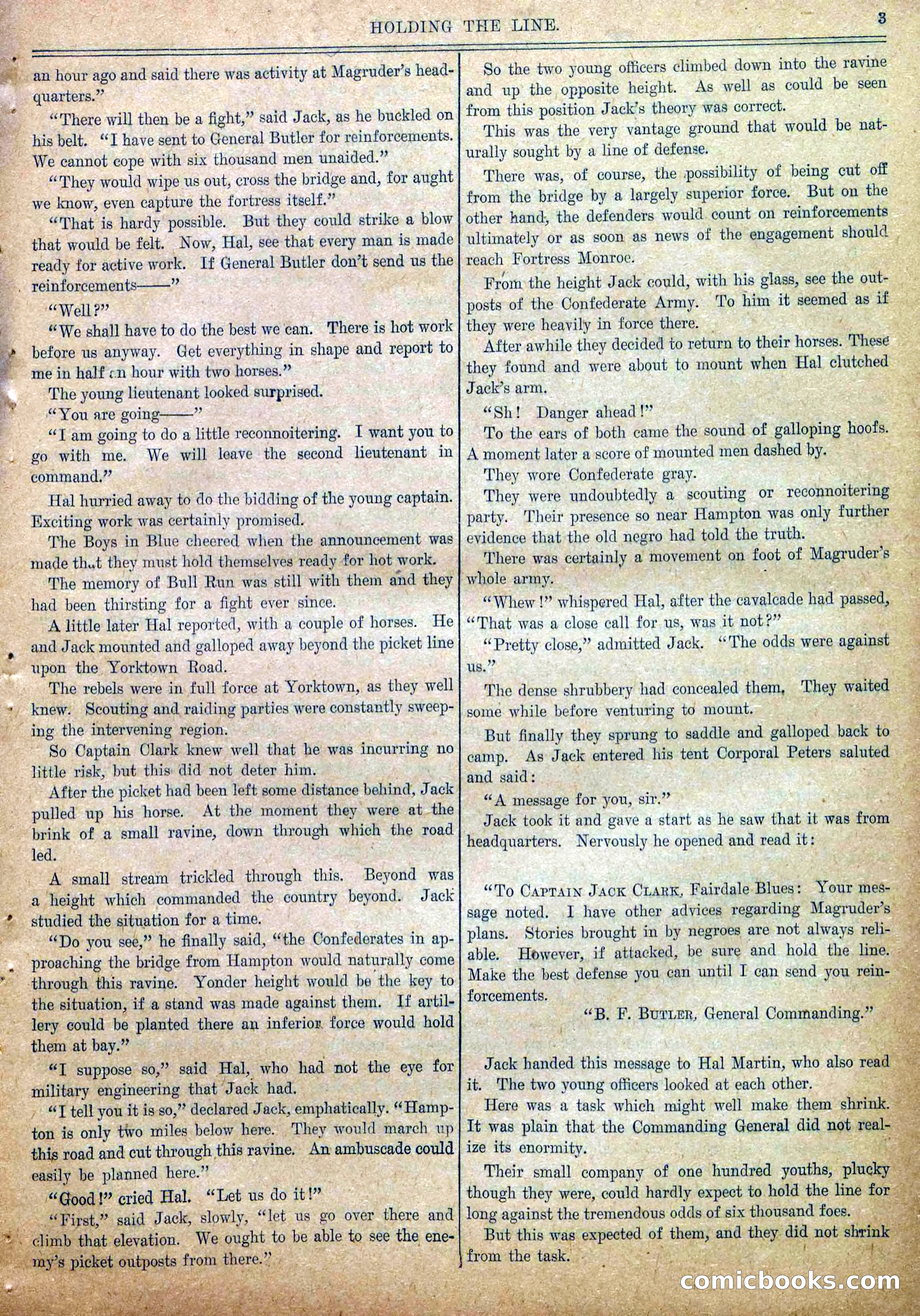 Blue and Gray Weekly No. 3 — page 5 of 36