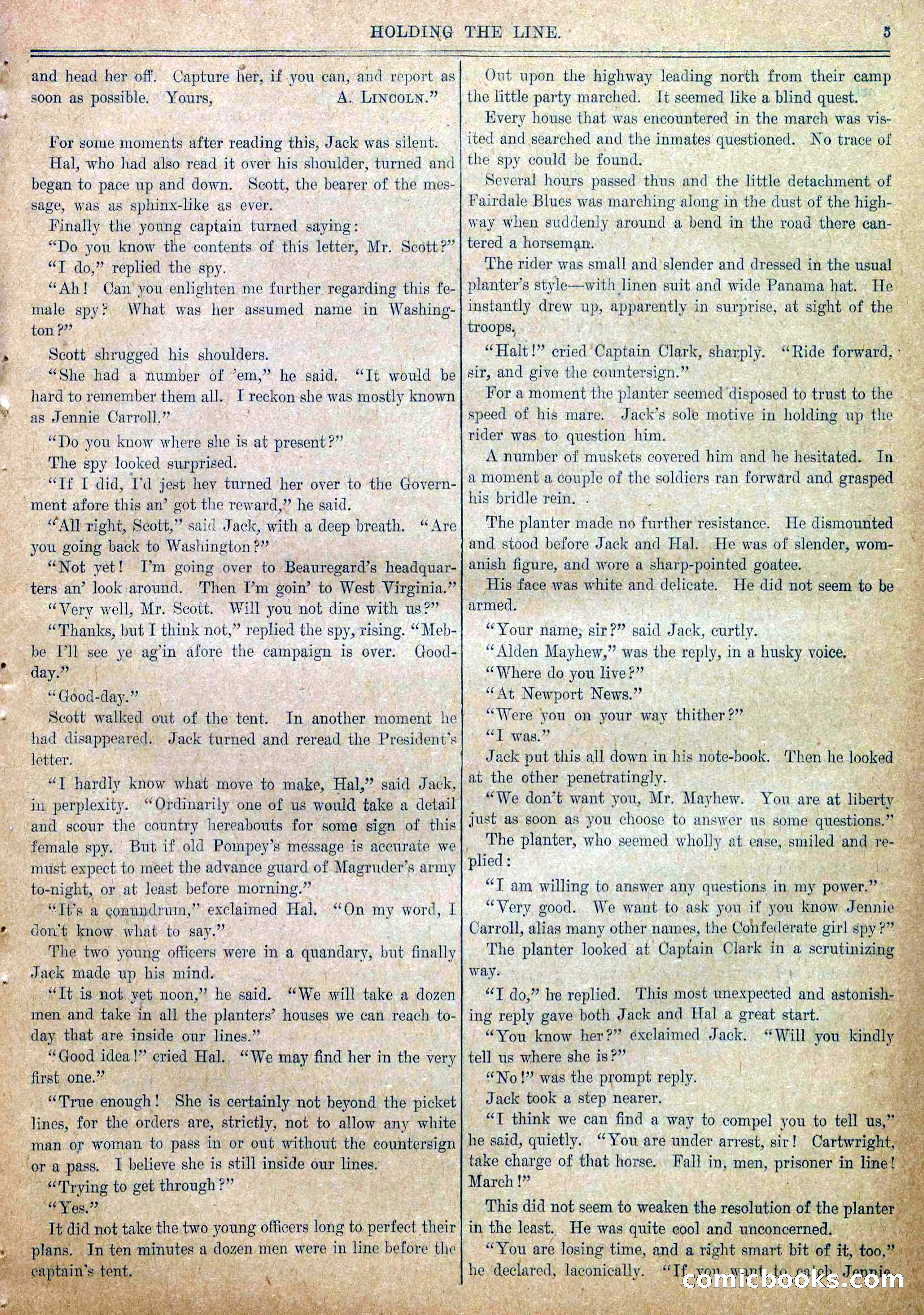 Blue and Gray Weekly No. 3 — page 7 of 36
