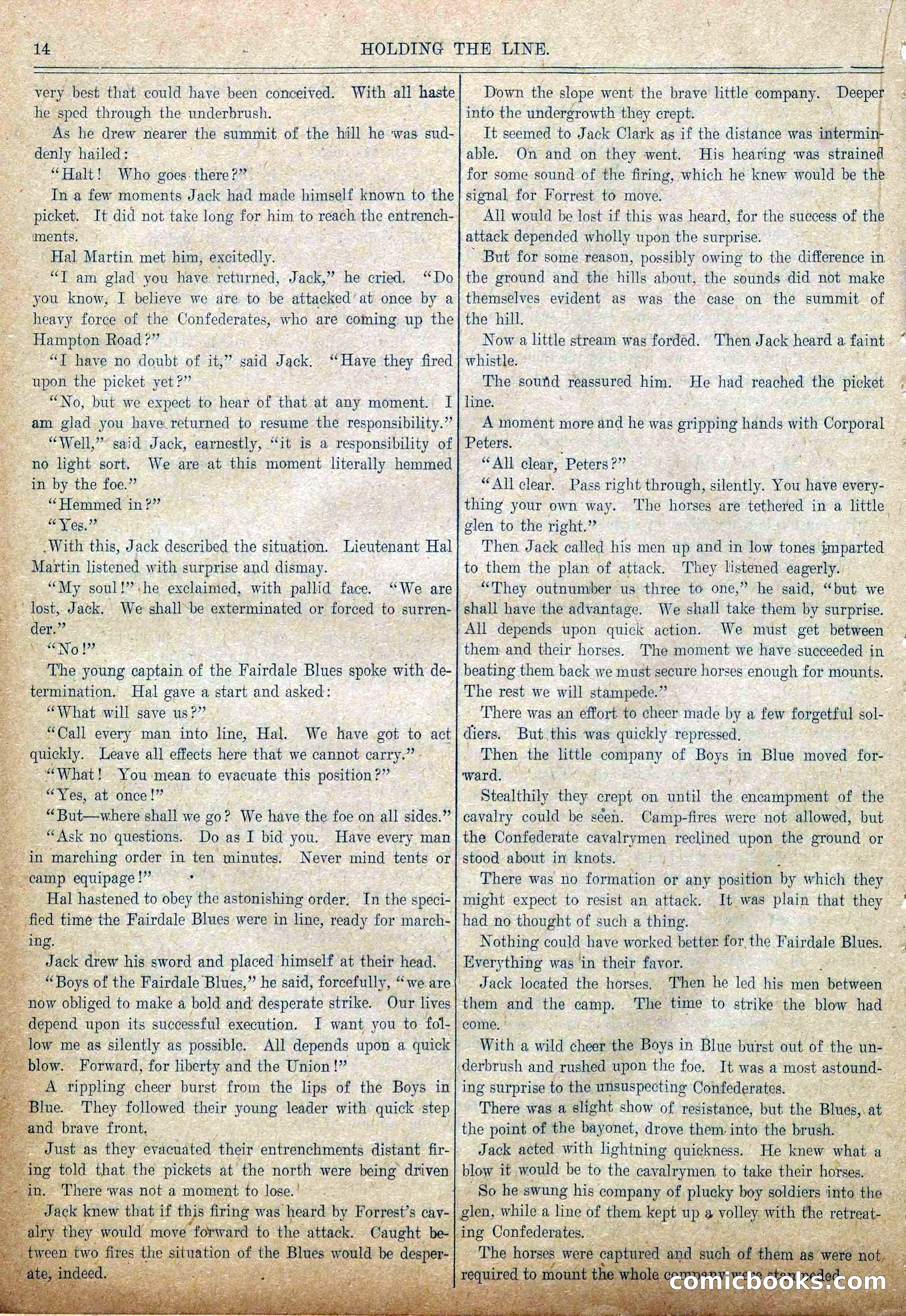 Blue and Gray Weekly No. 3 — page 16 of 36