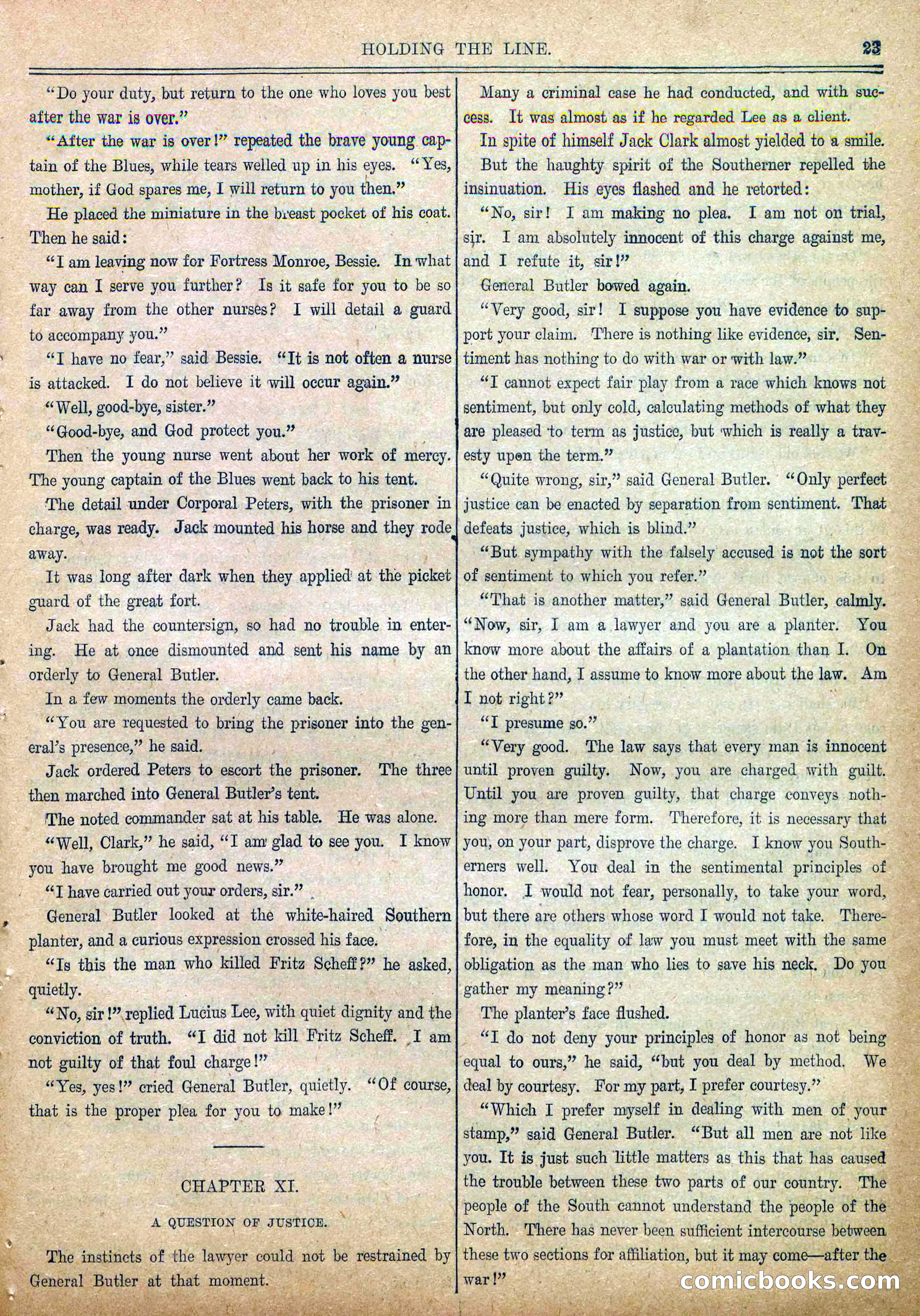 Blue and Gray Weekly No. 3 — page 25 of 36