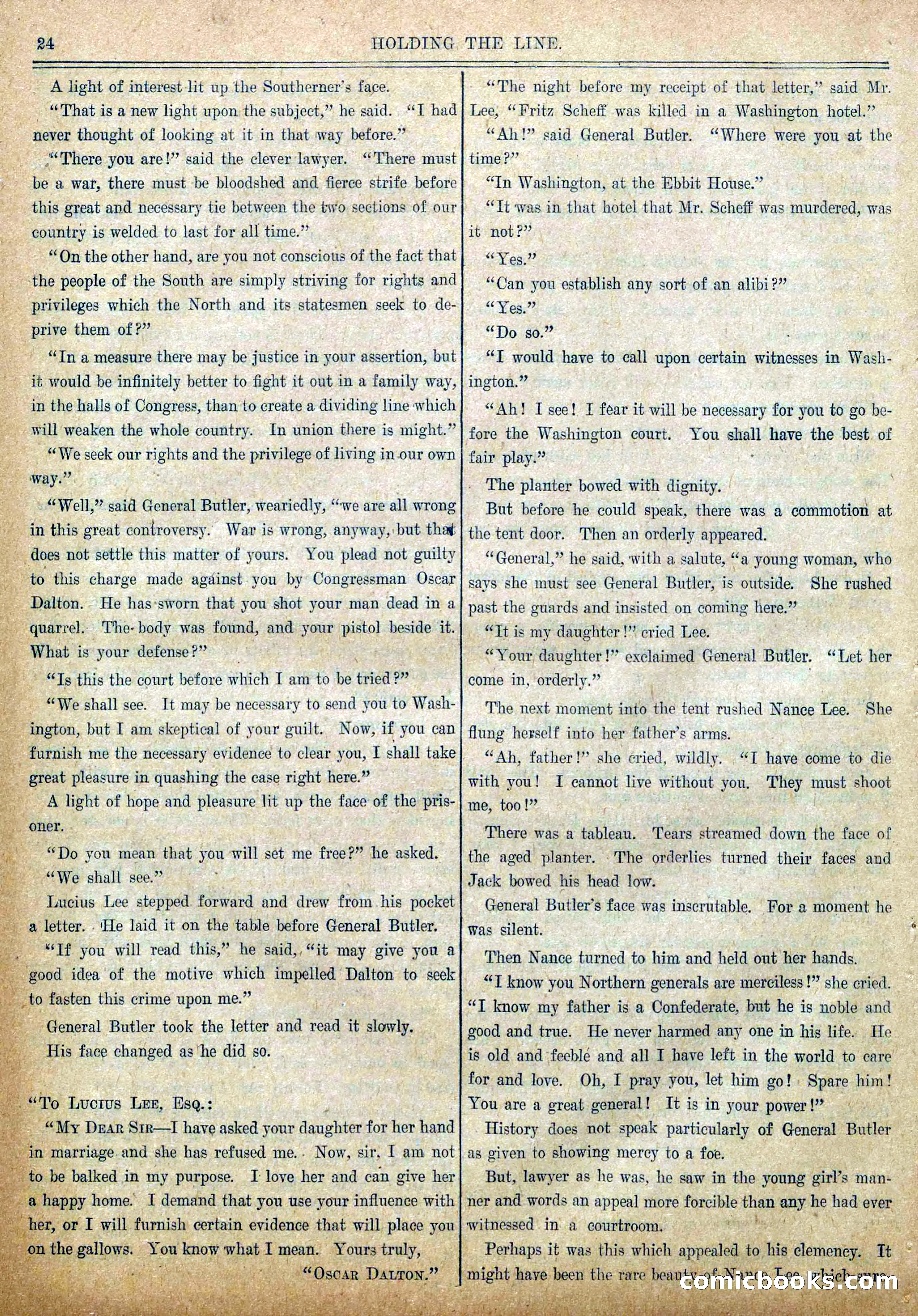 Blue and Gray Weekly No. 3 — page 26 of 36