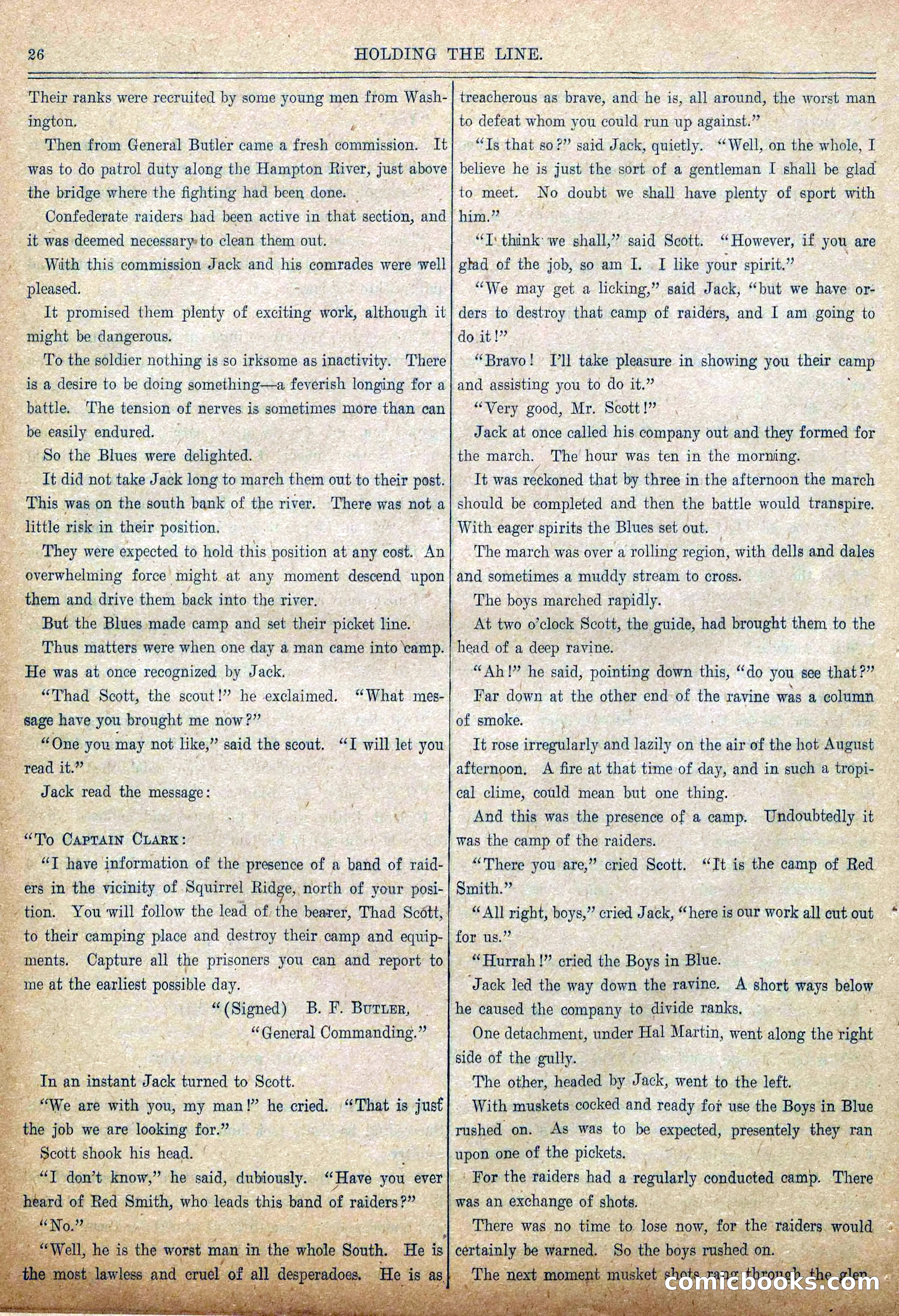 Blue and Gray Weekly No. 3 — page 28 of 36
