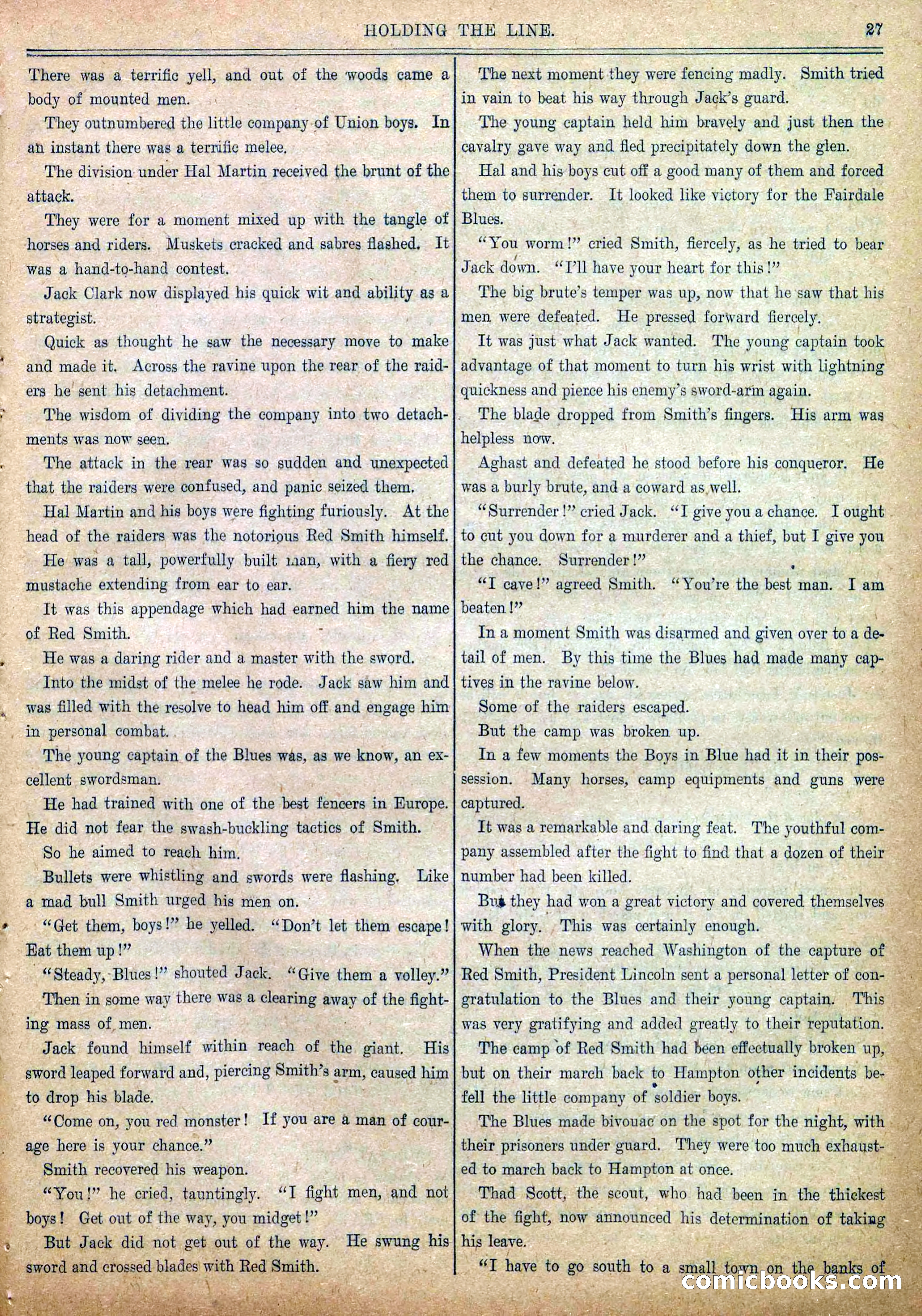 Blue and Gray Weekly No. 3 — page 29 of 36