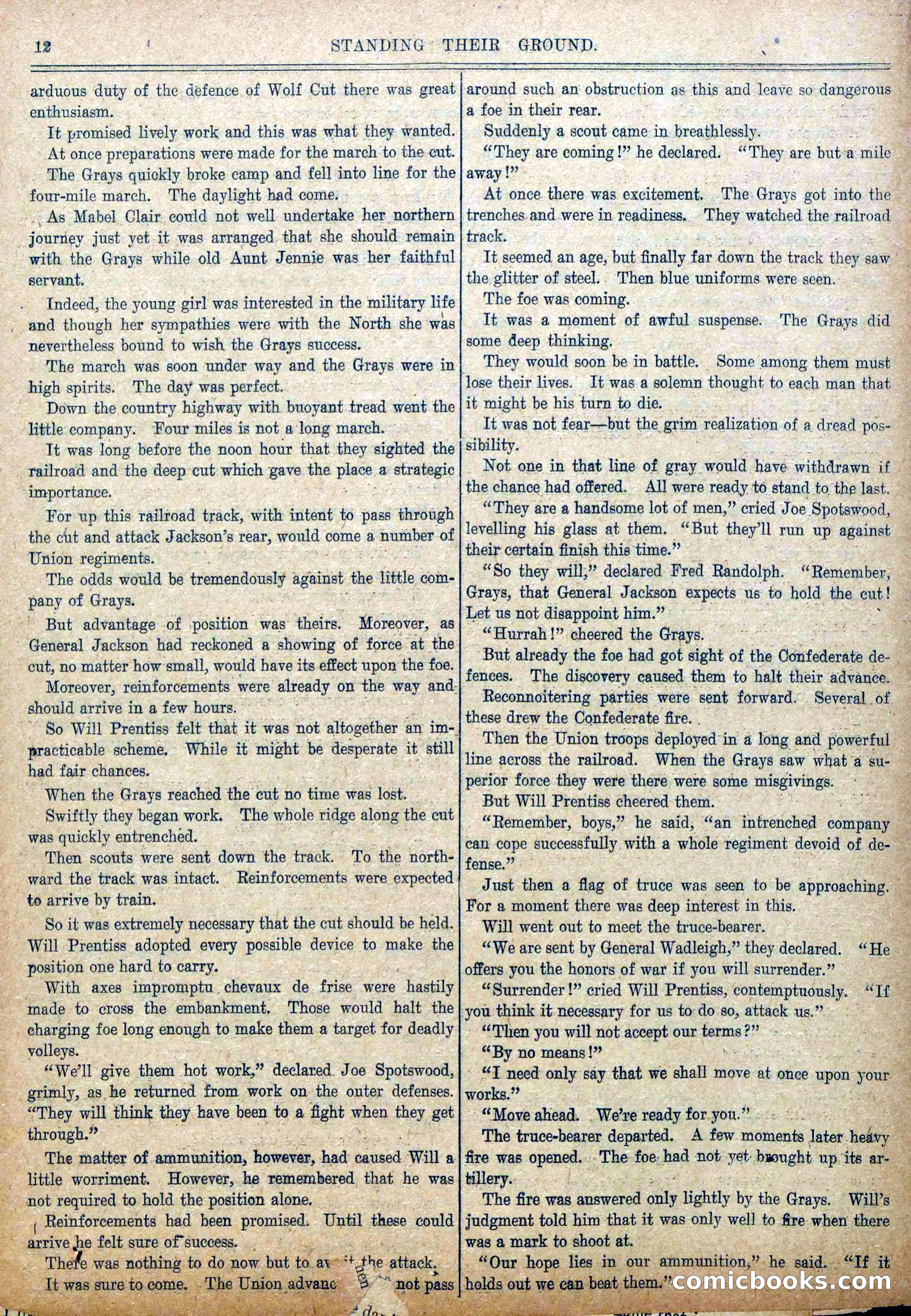 Blue and Gray Weekly, No. 30 — page 14 of 36
