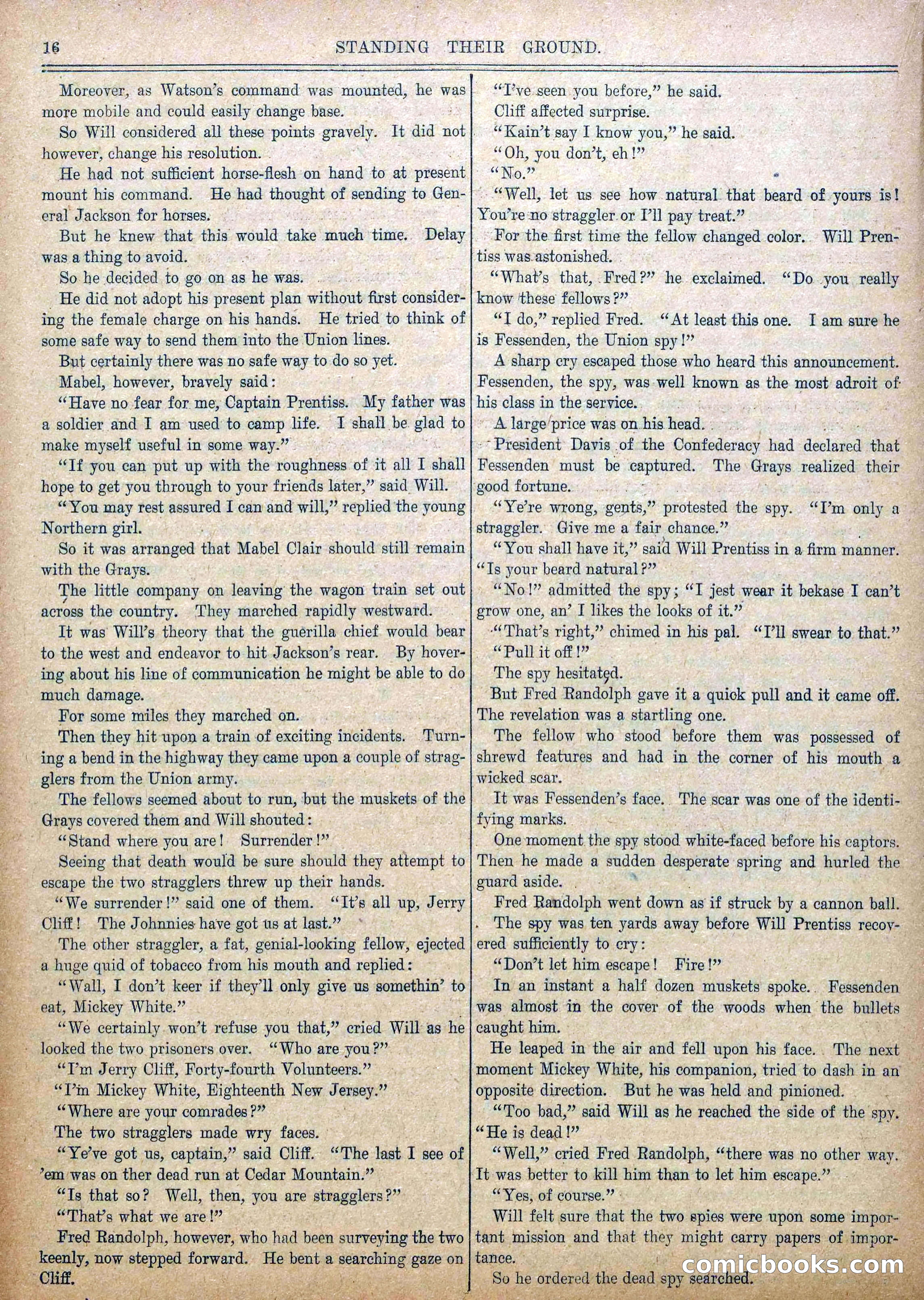 Blue and Gray Weekly, No. 30 — page 18 of 36