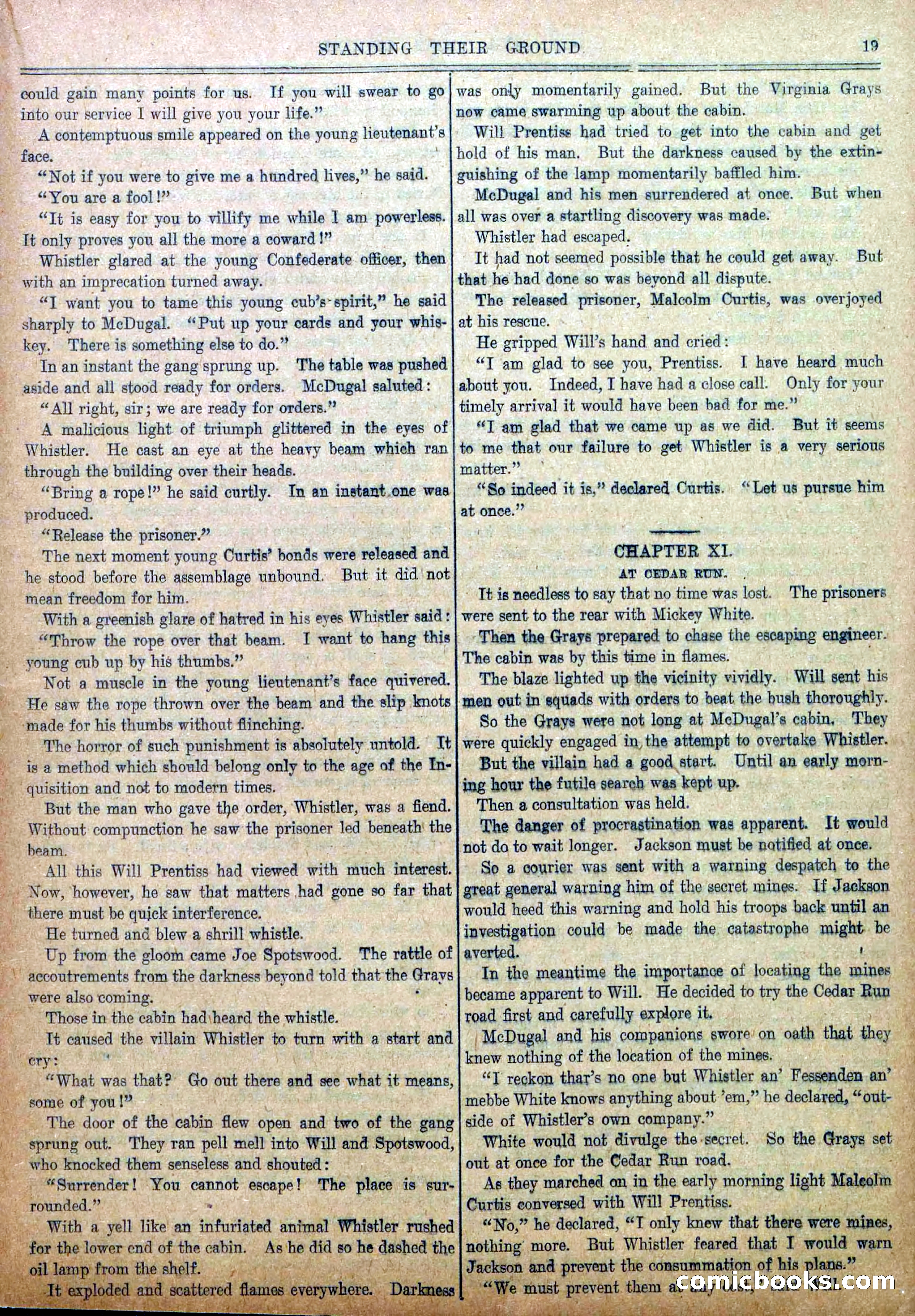 Blue and Gray Weekly, No. 30 — page 21 of 36