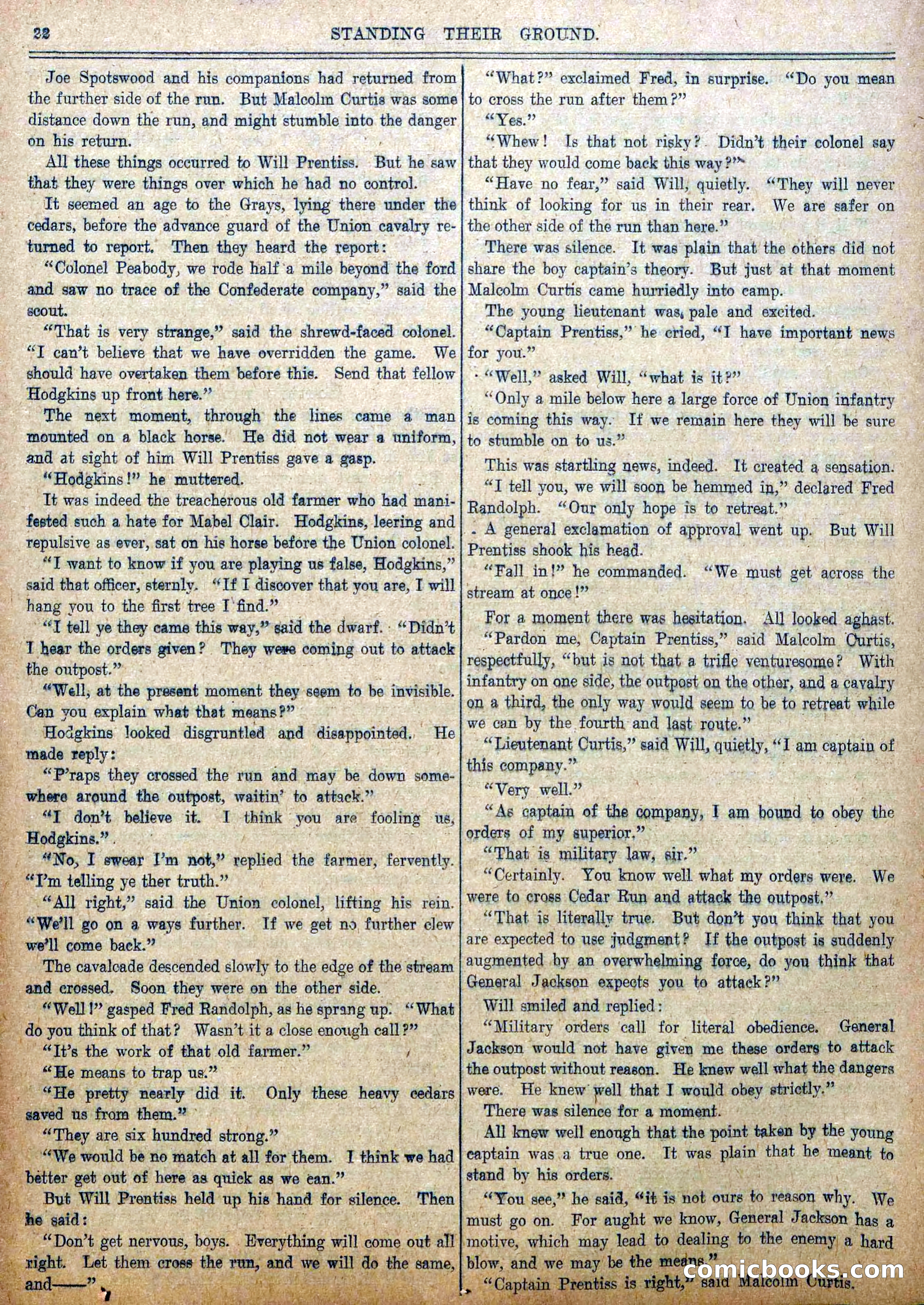 Blue and Gray Weekly, No. 30 — page 24 of 36