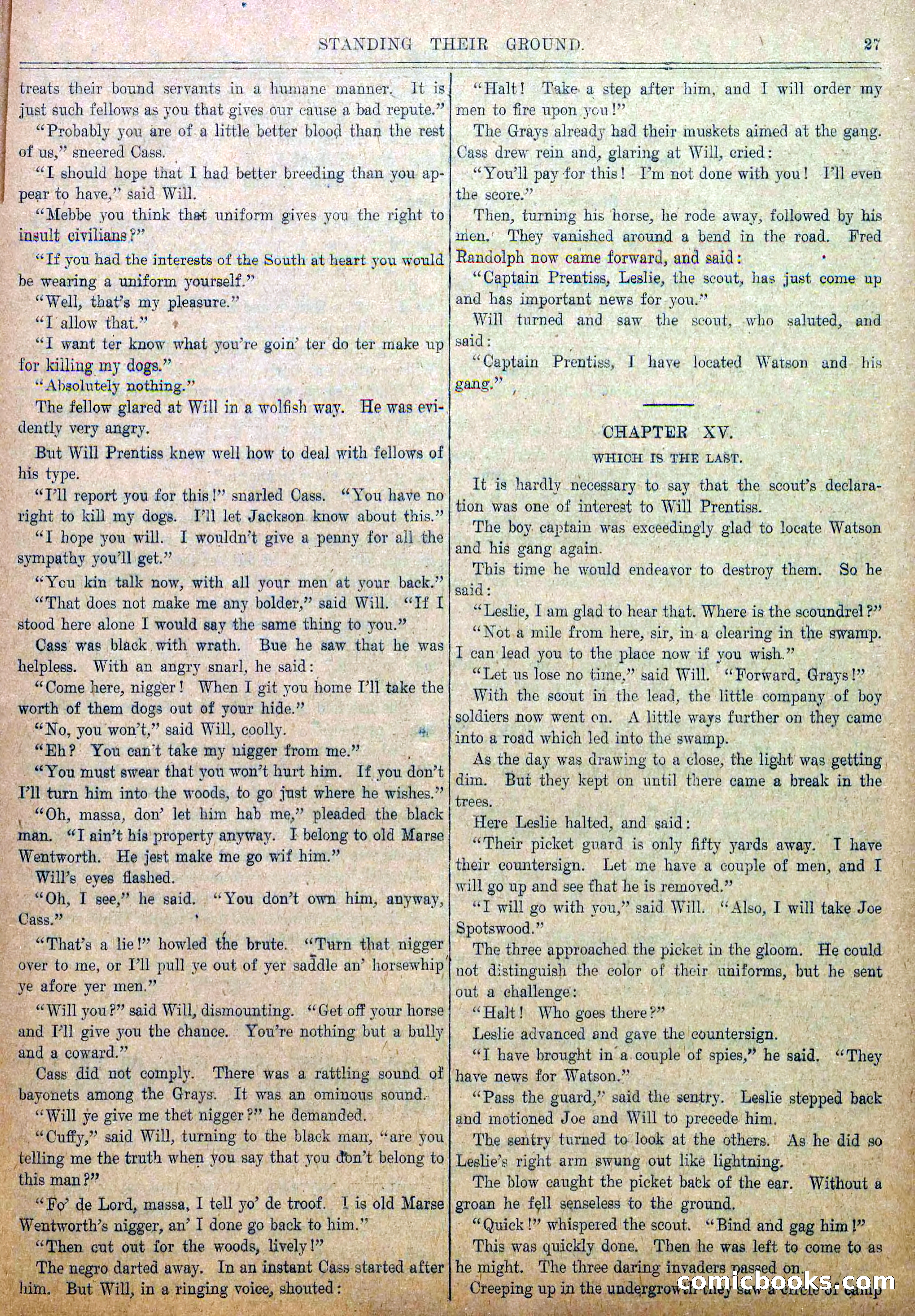 Blue and Gray Weekly, No. 30 — page 29 of 36