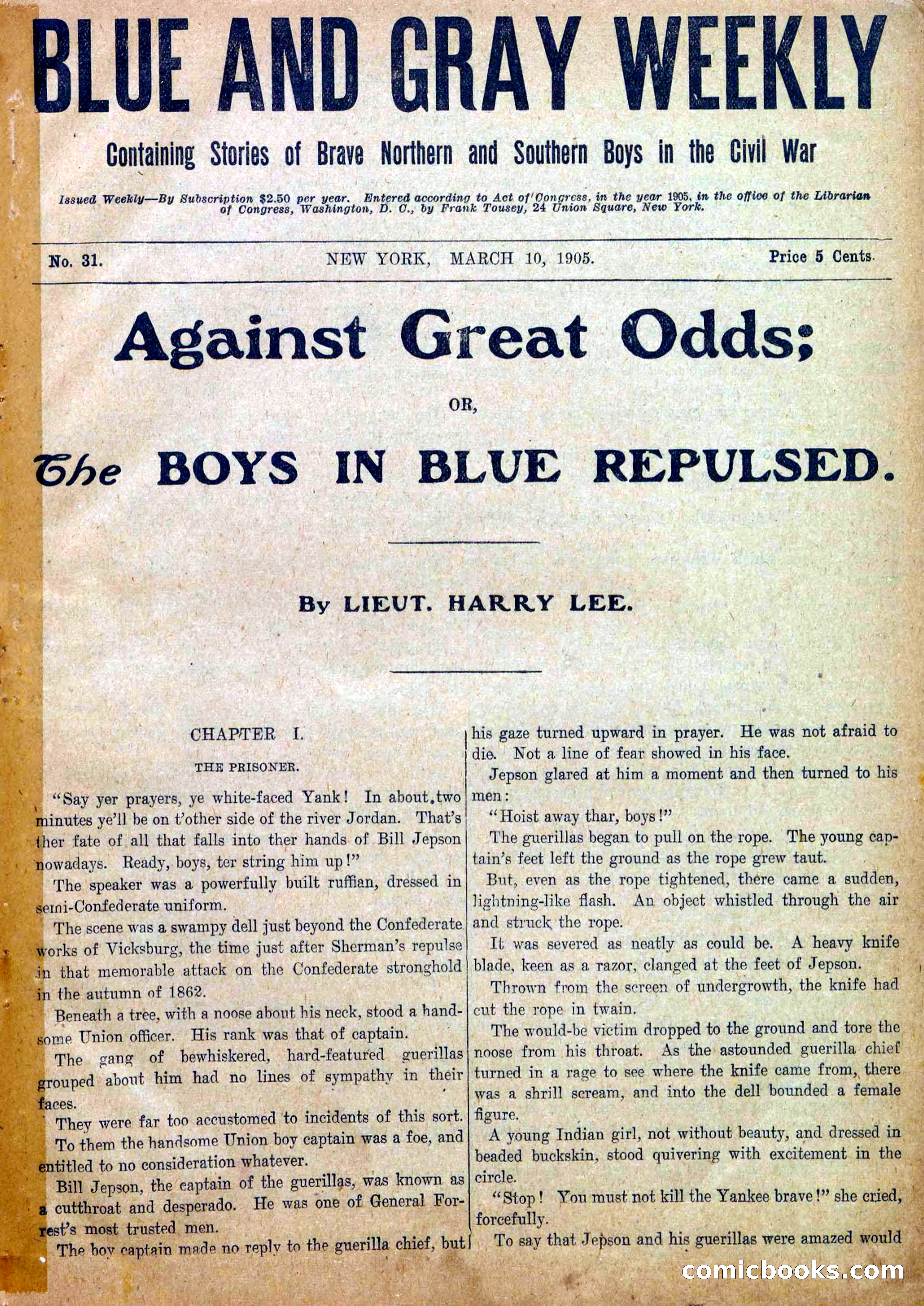 Blue and Gray Weekly, No. 31 — page 3 of 34