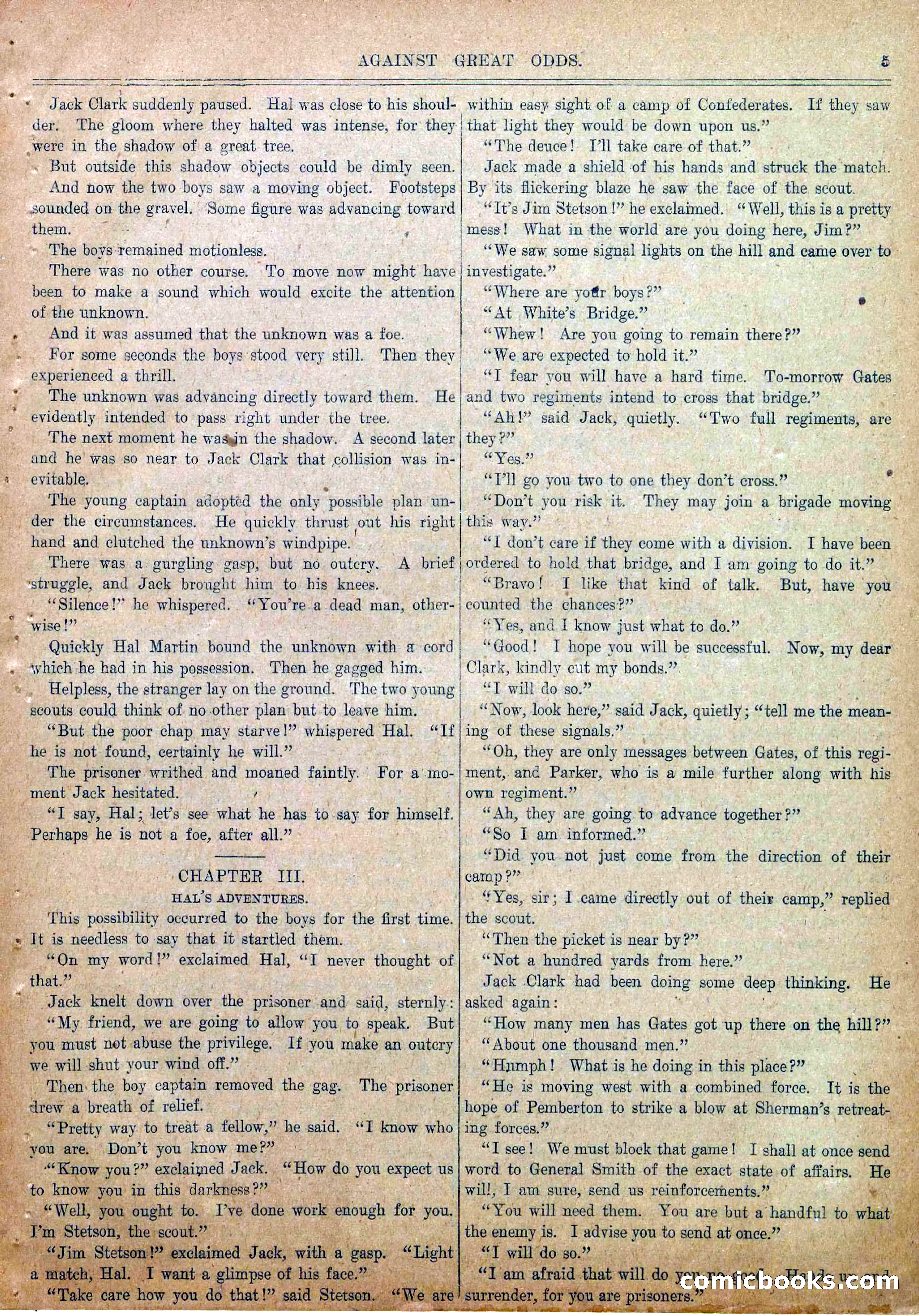 Blue and Gray Weekly, No. 31 — page 7 of 34