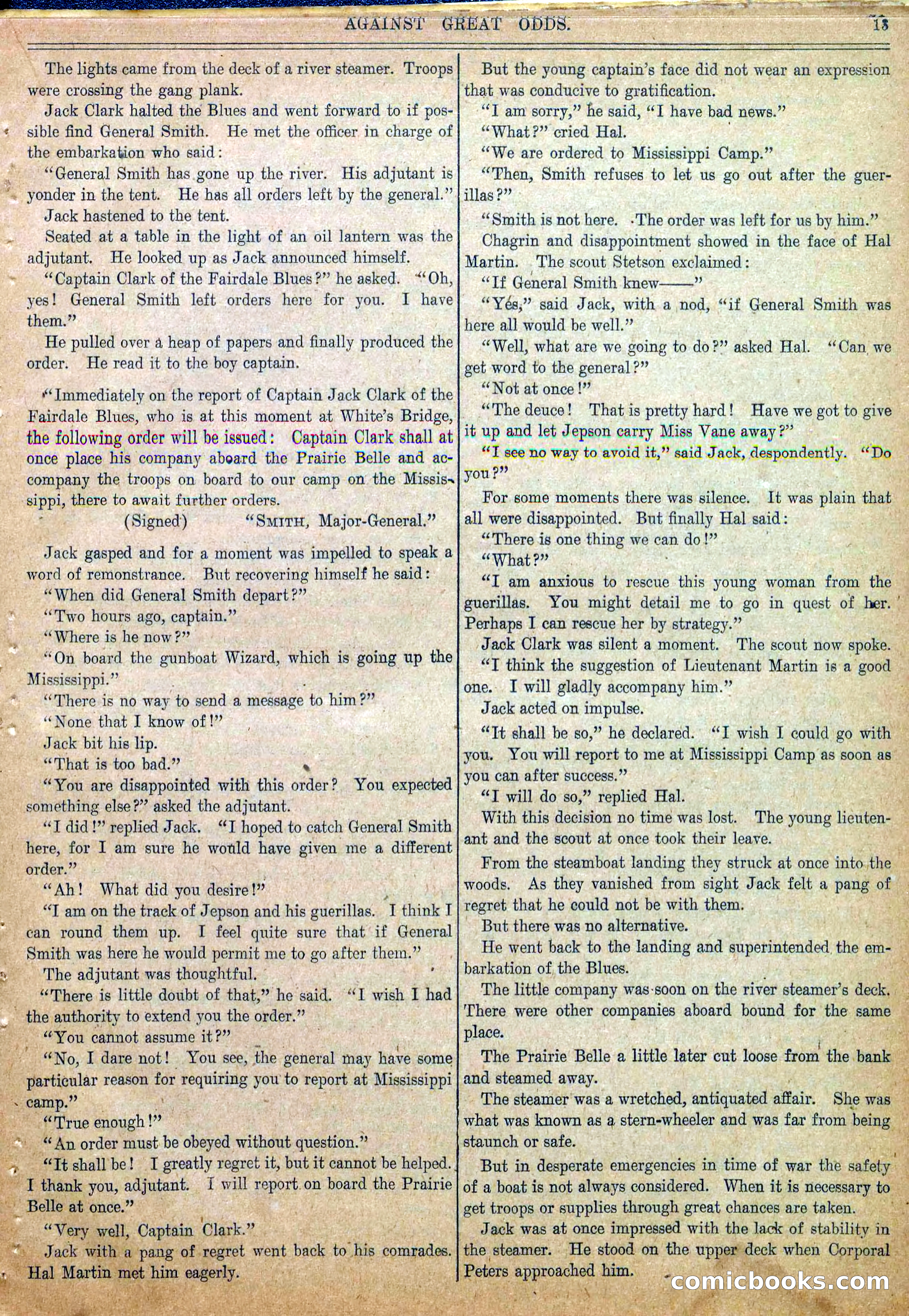 Blue and Gray Weekly, No. 31 — page 15 of 34