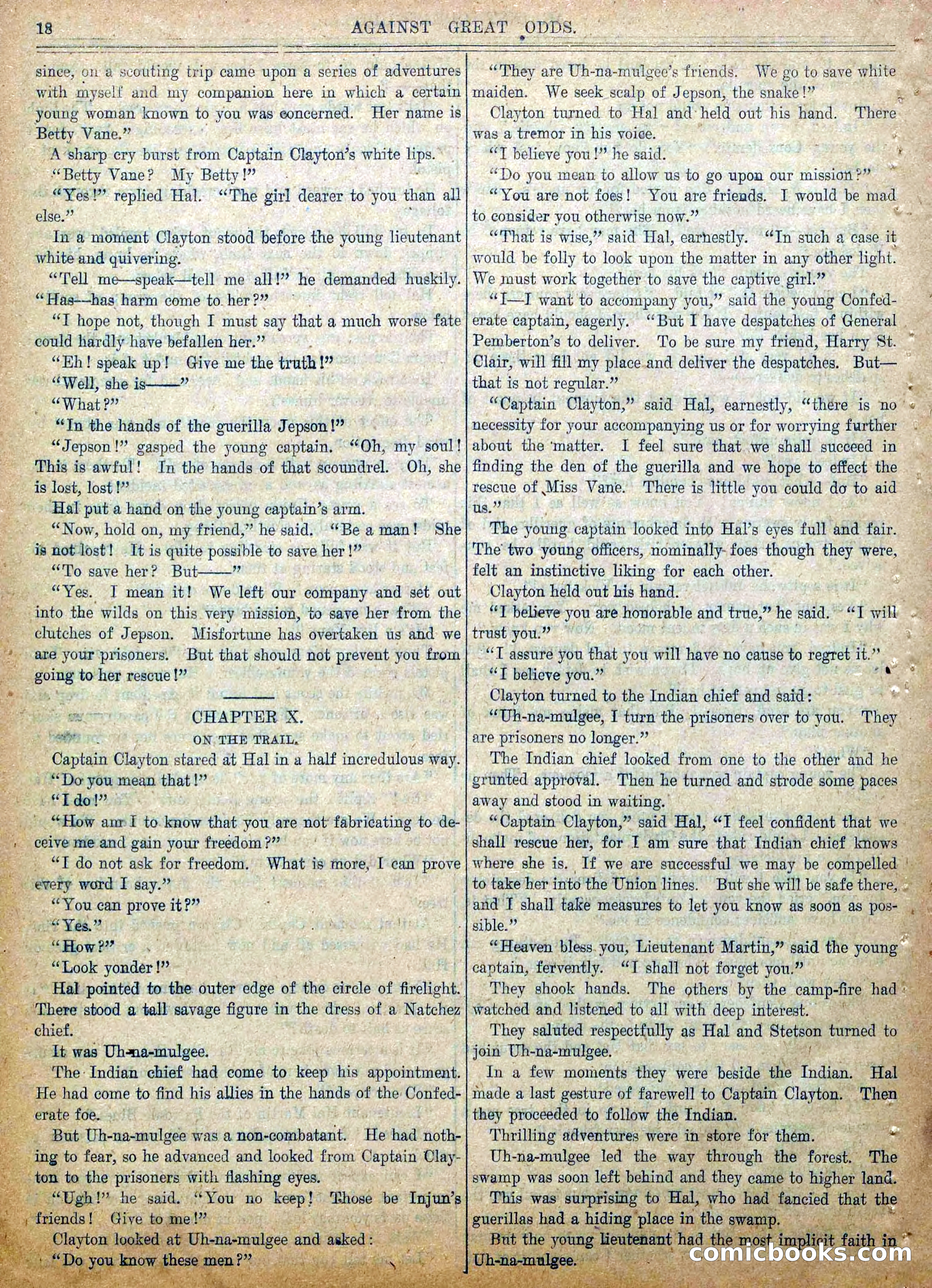 Blue and Gray Weekly, No. 31 — page 20 of 34