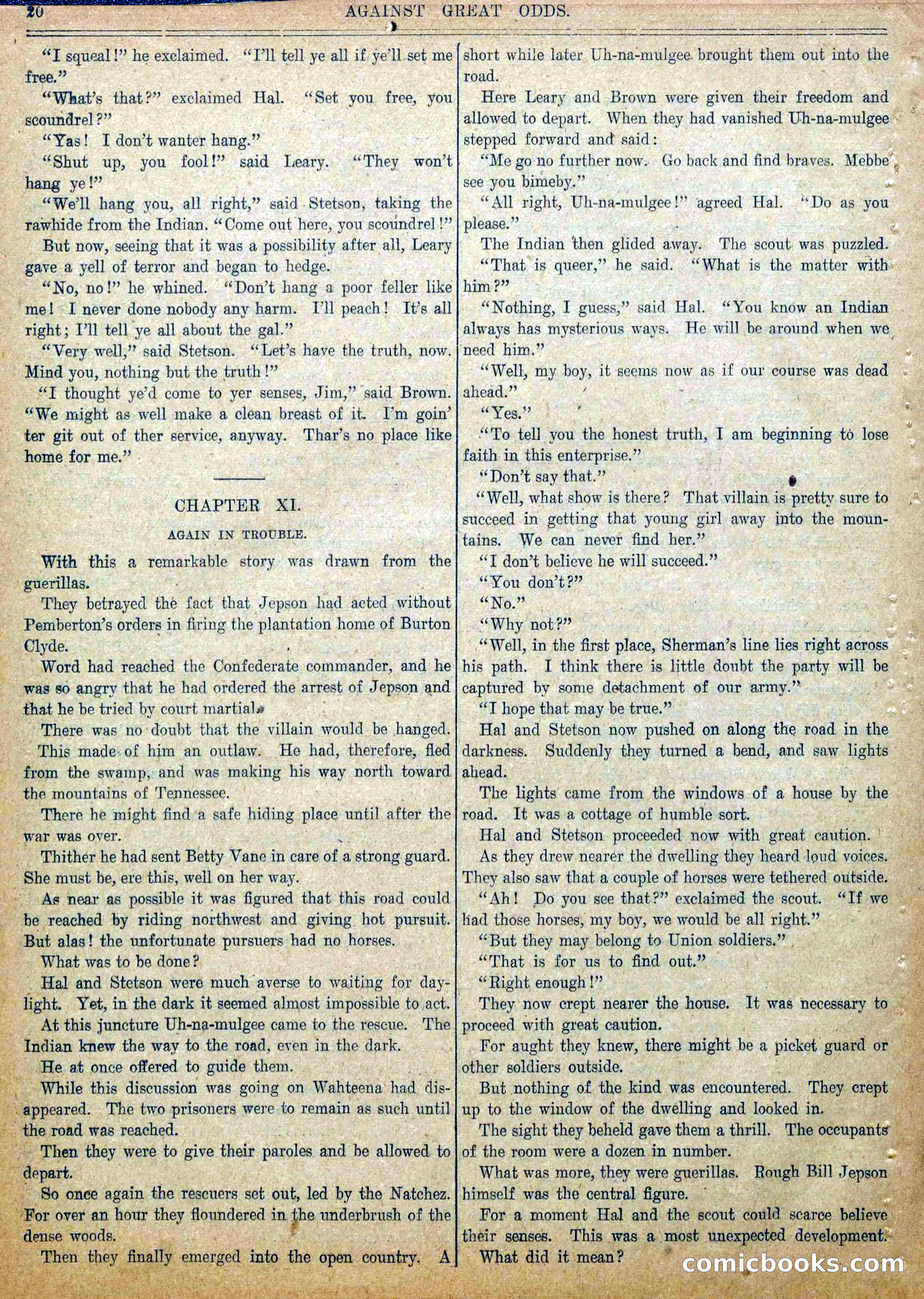 Blue and Gray Weekly, No. 31 — page 21 of 34