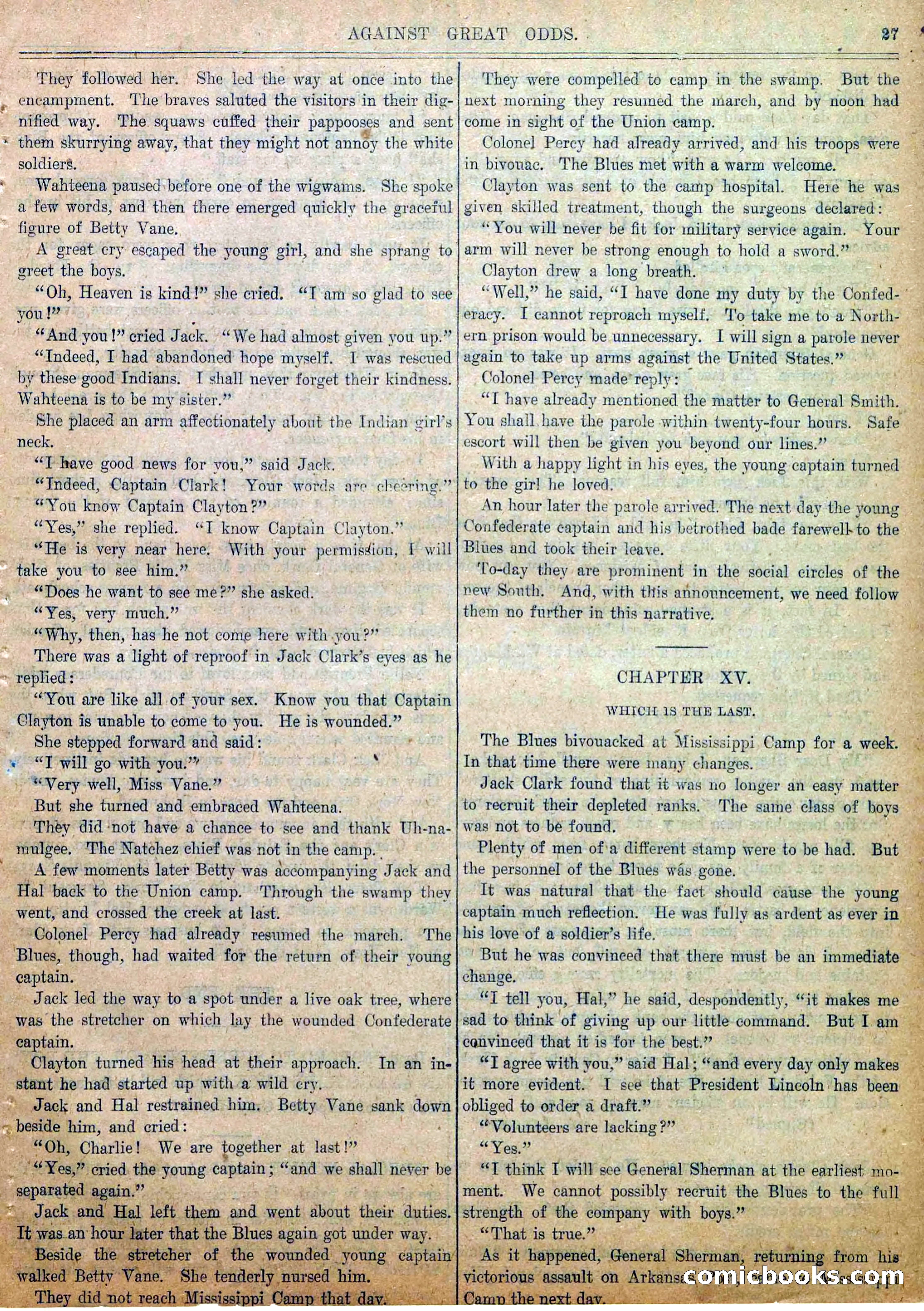 Blue and Gray Weekly, No. 31 — page 29 of 34