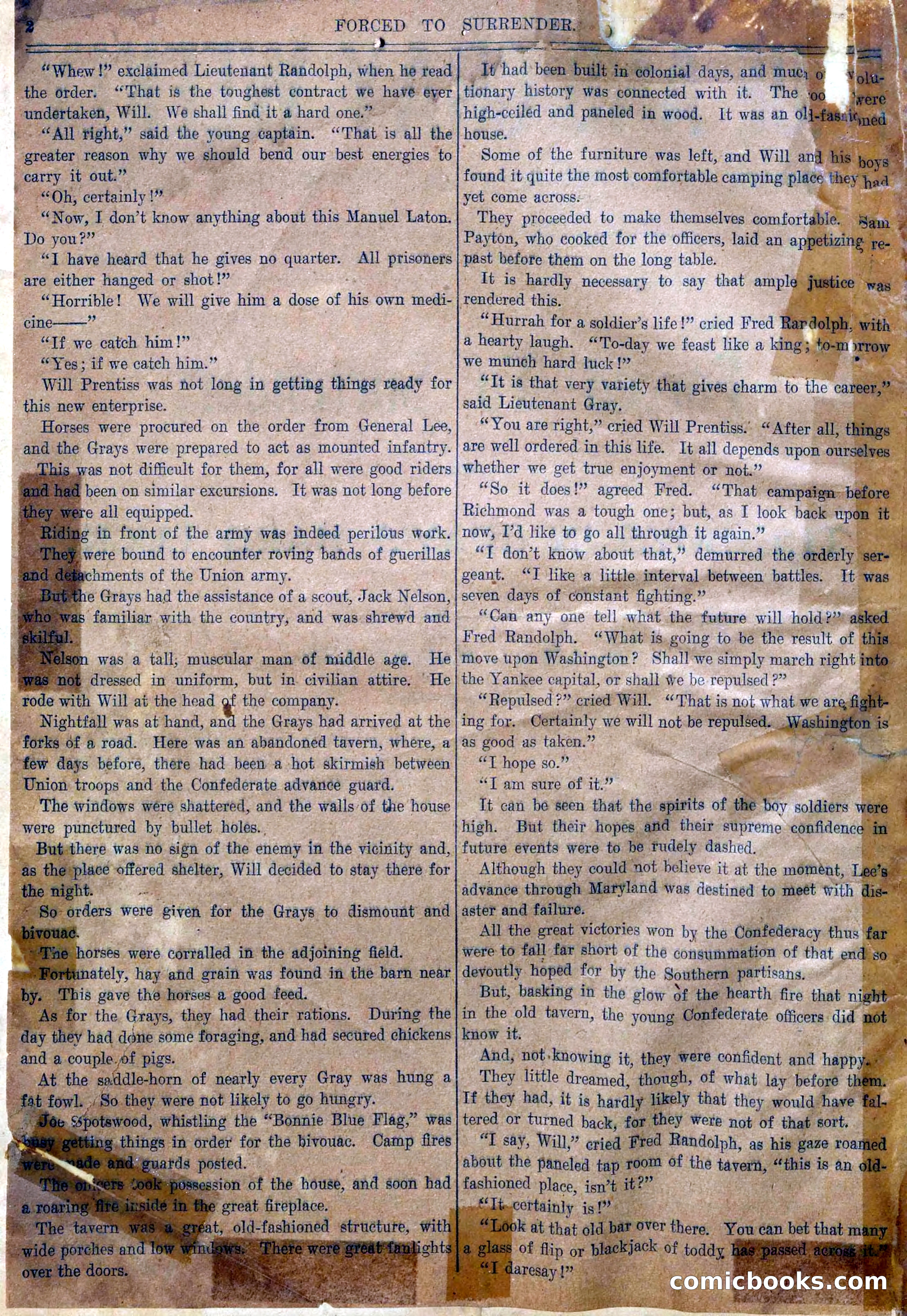 Blue and Gray Weekly, No. 32 — page 4 of 34