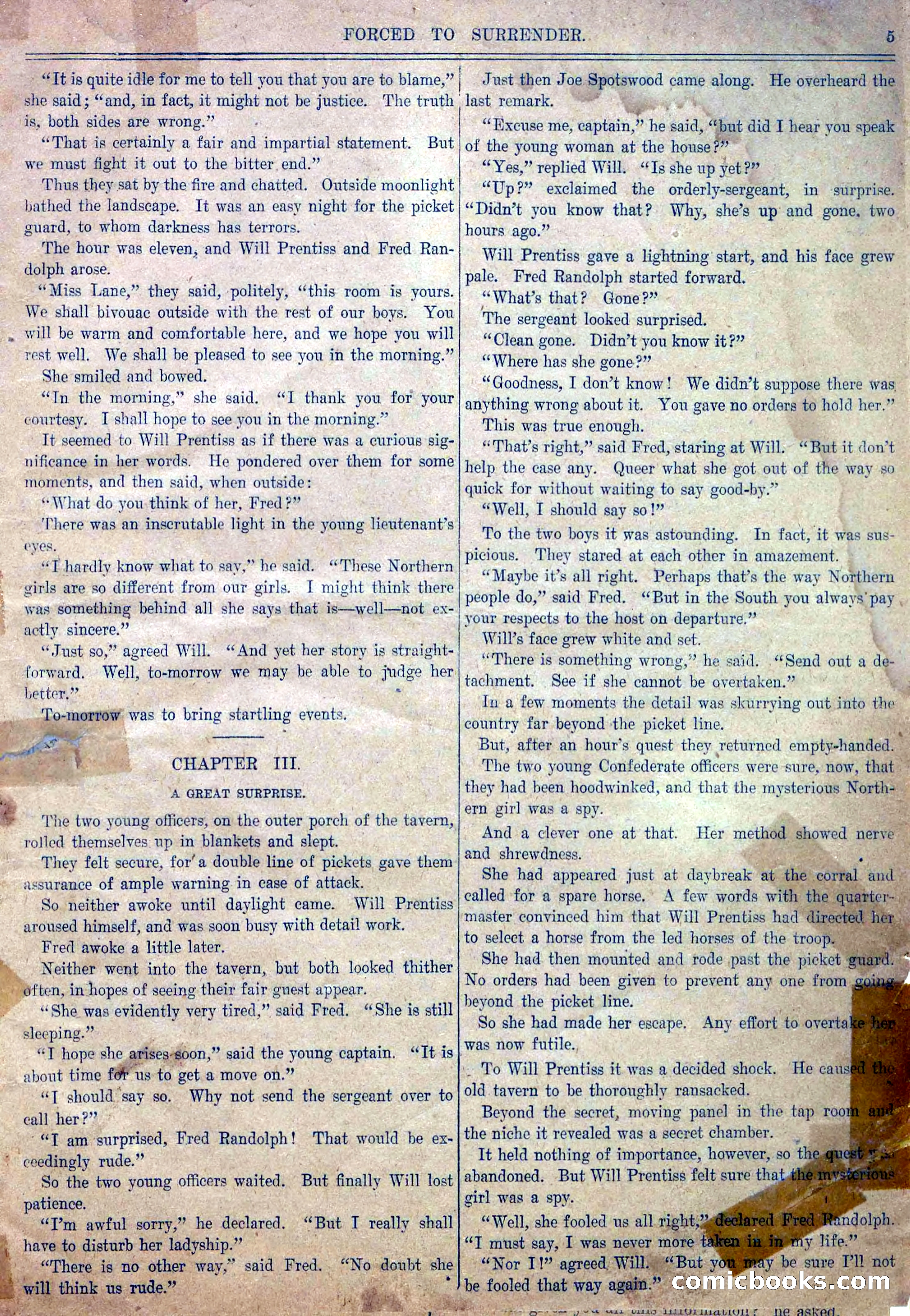 Blue and Gray Weekly, No. 32 — page 7 of 34