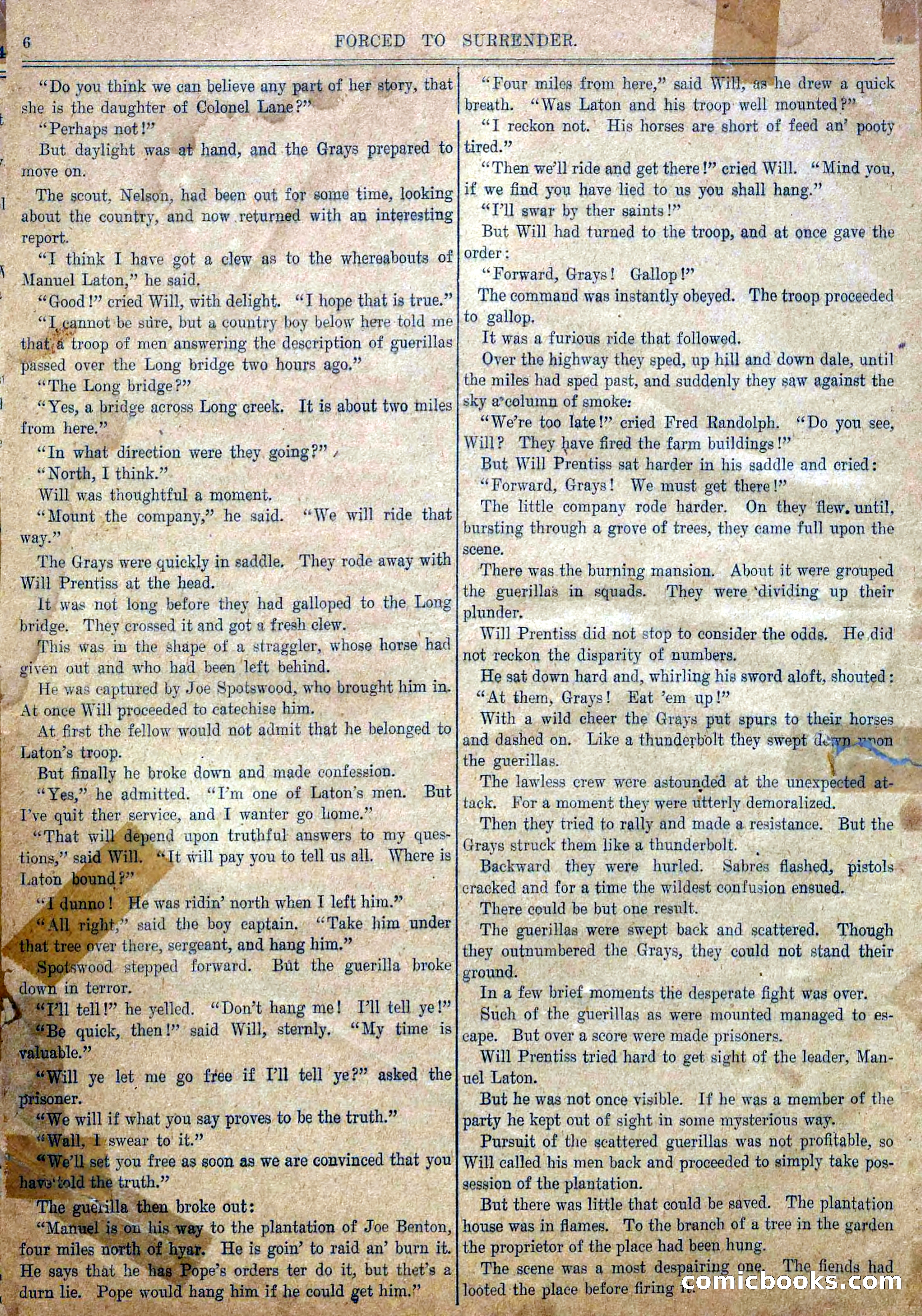 Blue and Gray Weekly, No. 32 — page 8 of 34