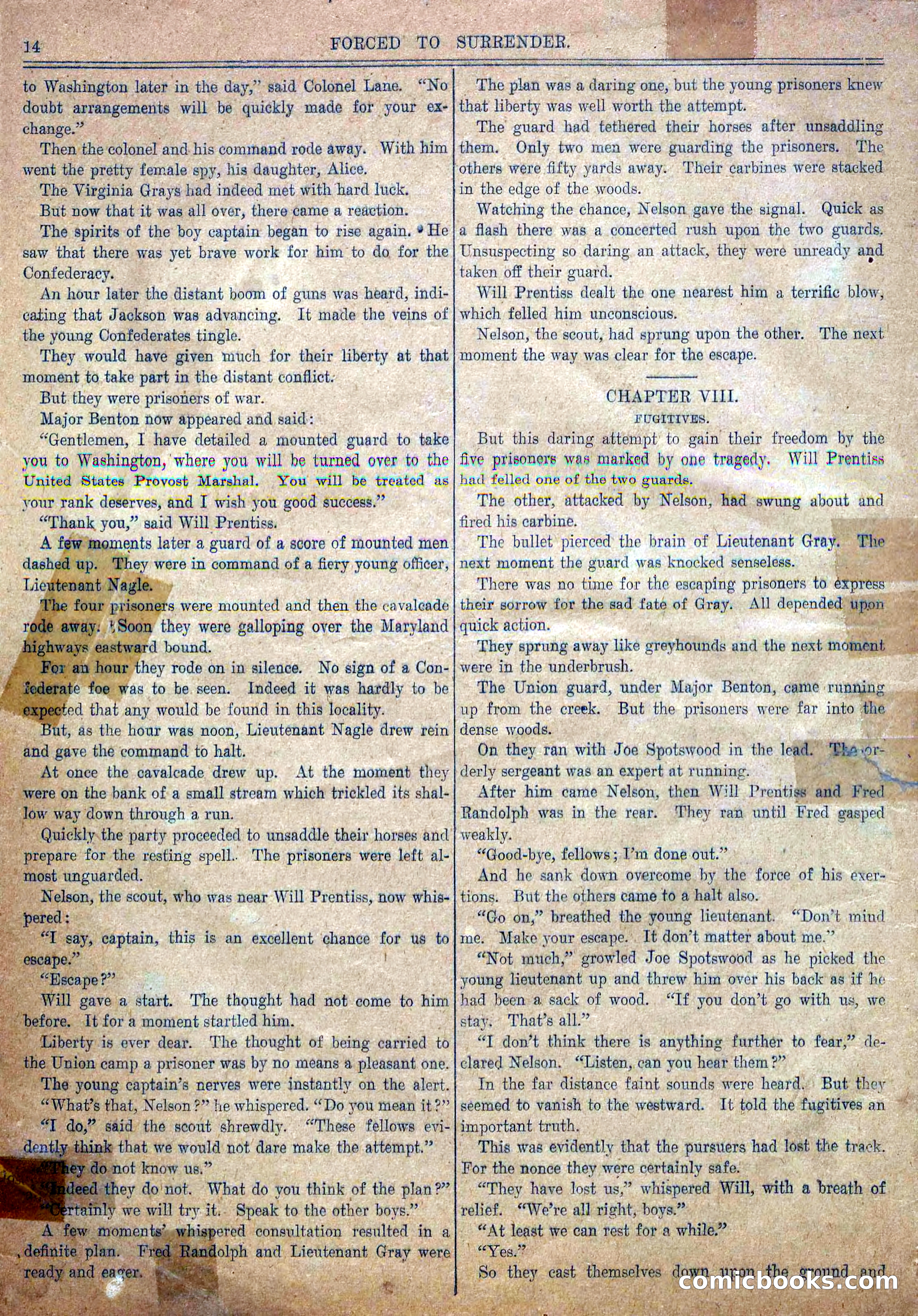 Blue and Gray Weekly, No. 32 — page 16 of 34