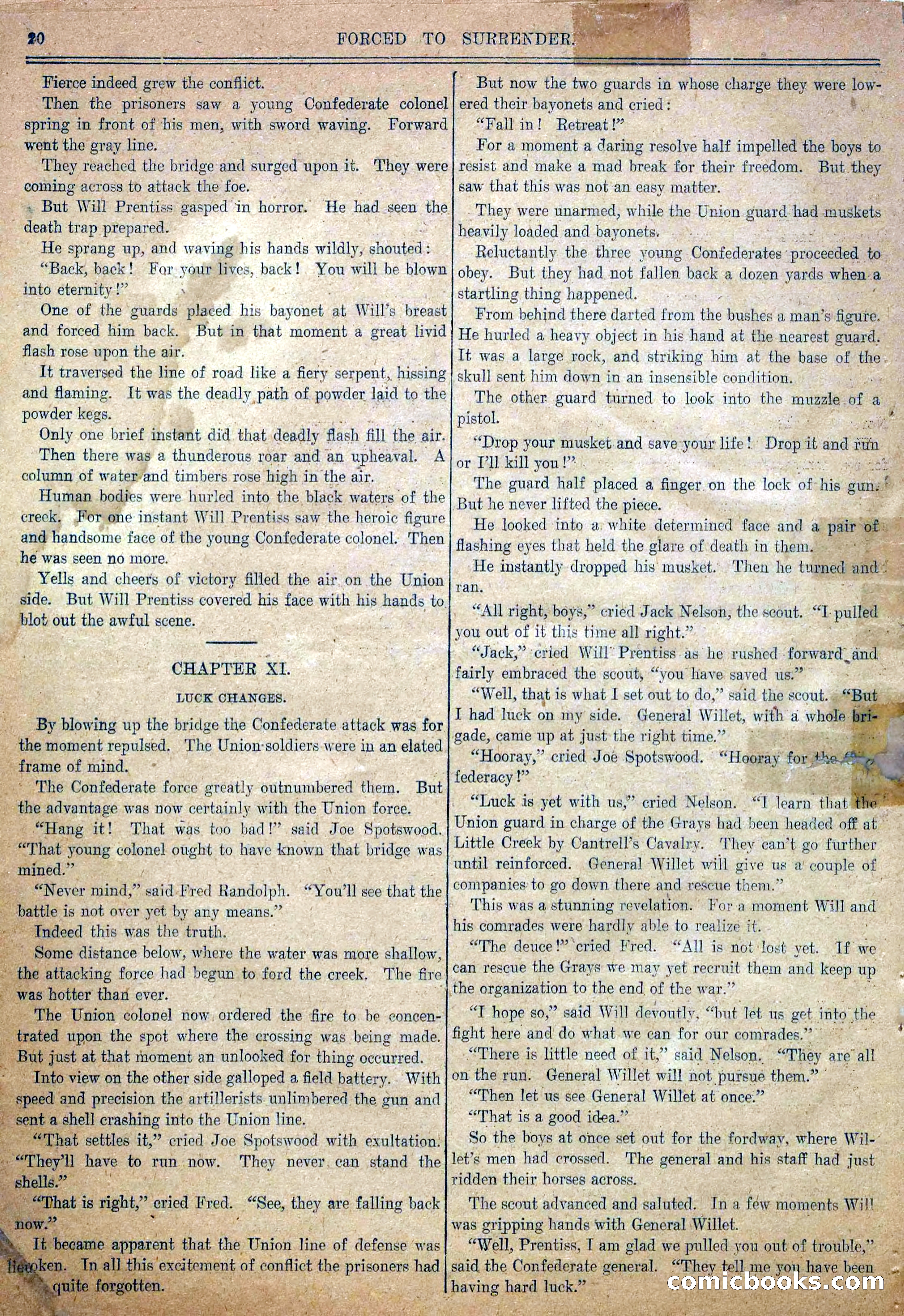 Blue and Gray Weekly, No. 32 — page 22 of 34