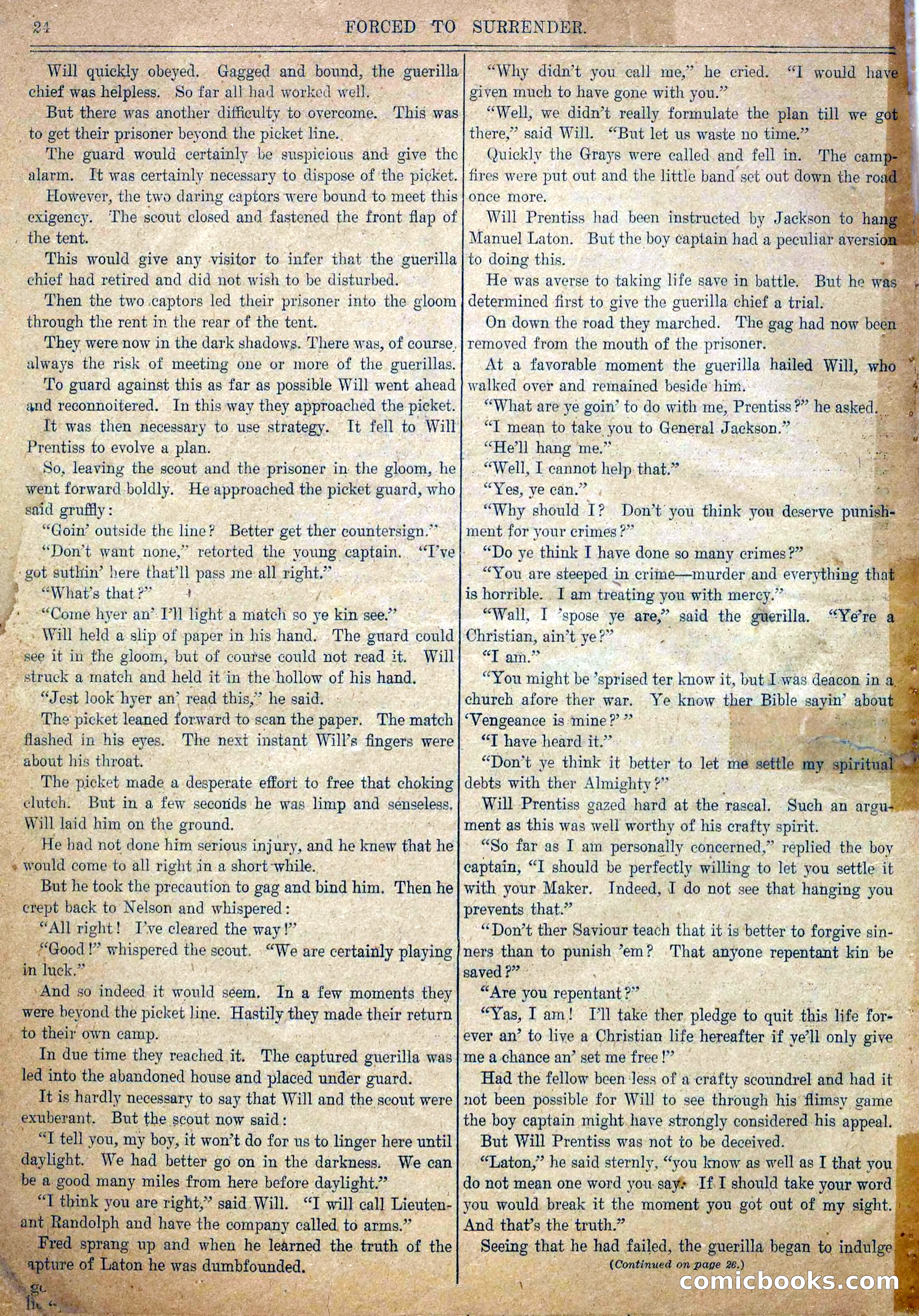 Blue and Gray Weekly, No. 32 — page 26 of 34