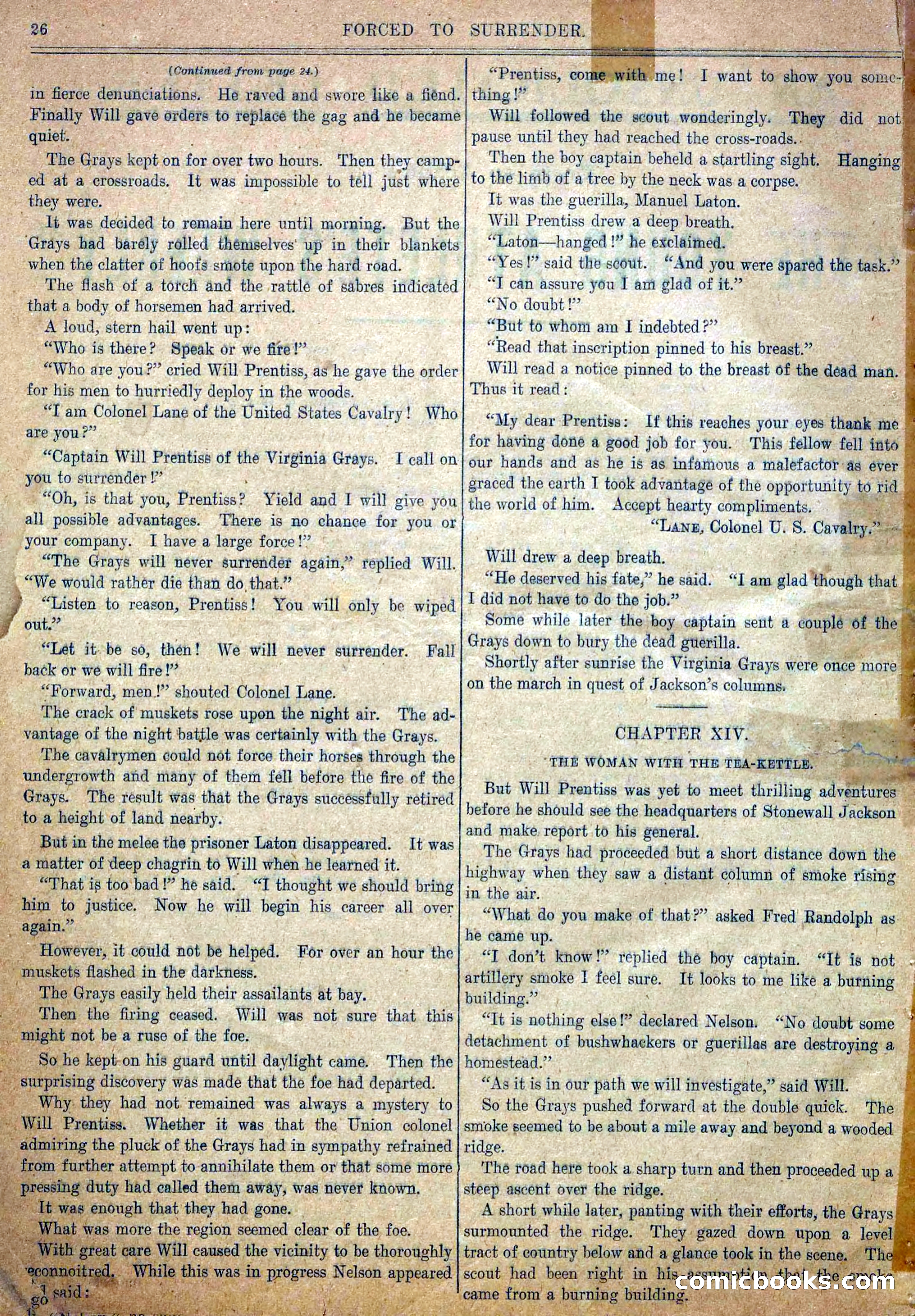 Blue and Gray Weekly, No. 32 — page 28 of 34