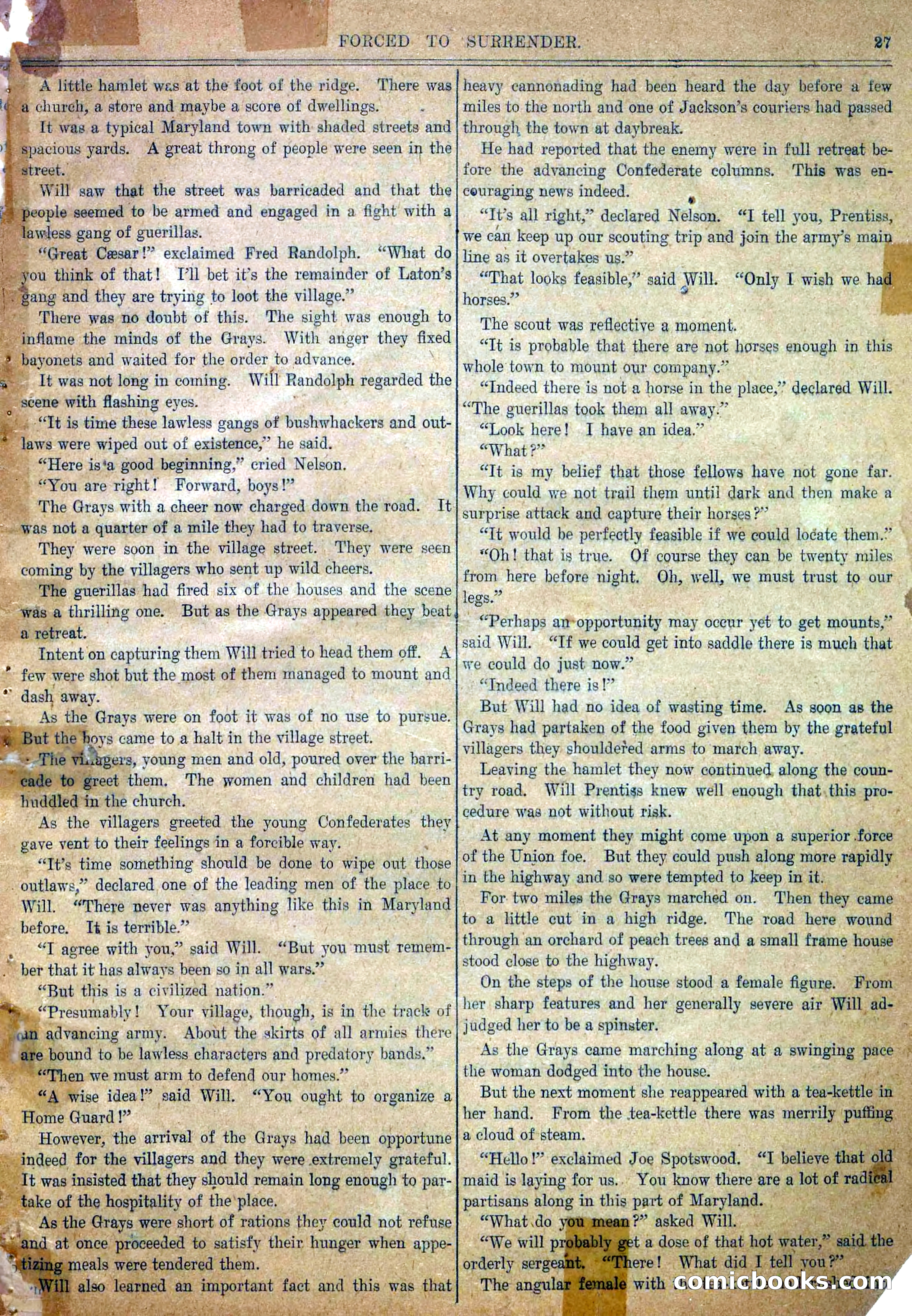 Blue and Gray Weekly, No. 32 — page 29 of 34