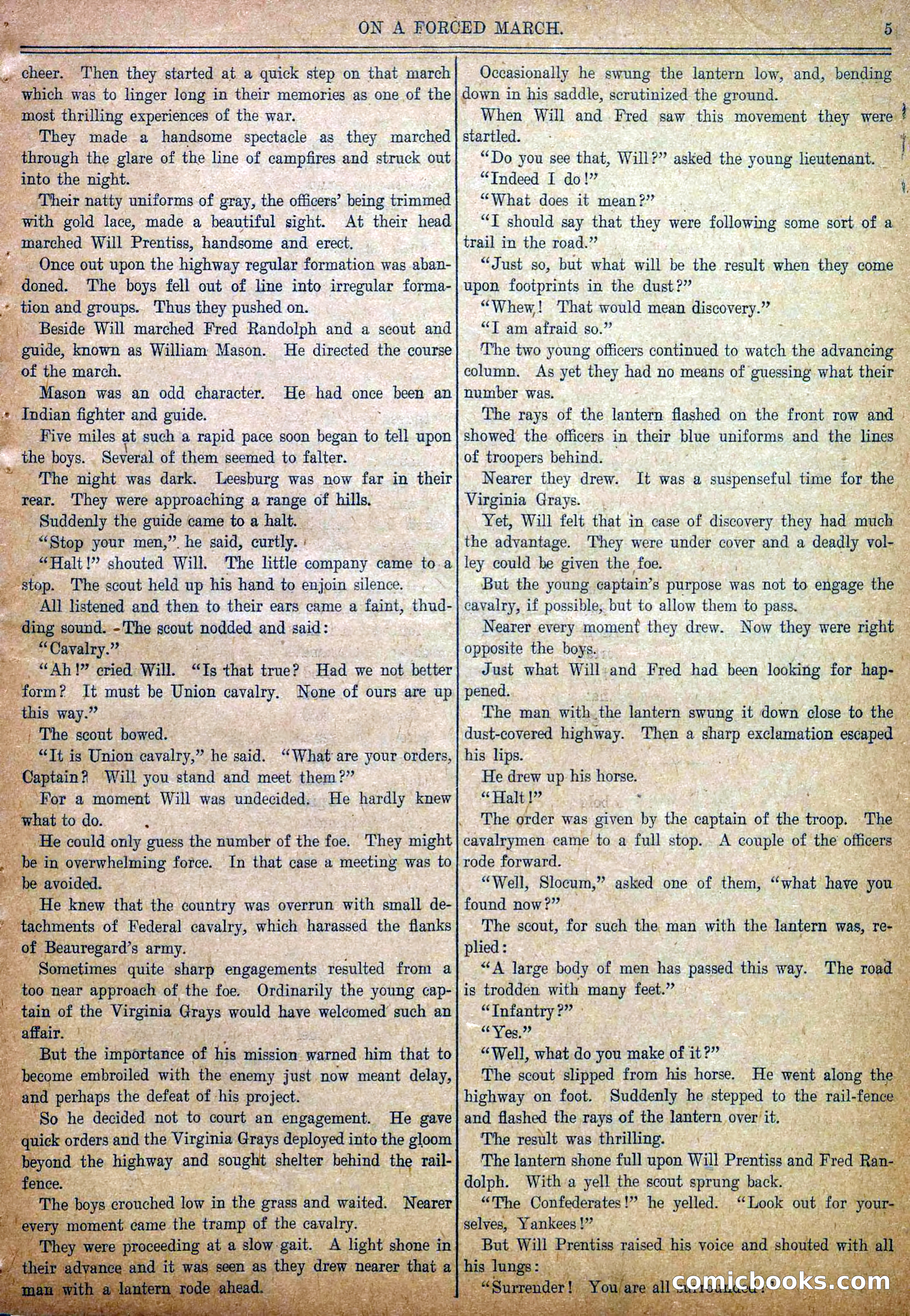Blue and Gray Weekly, No. 4 — page 7 of 35