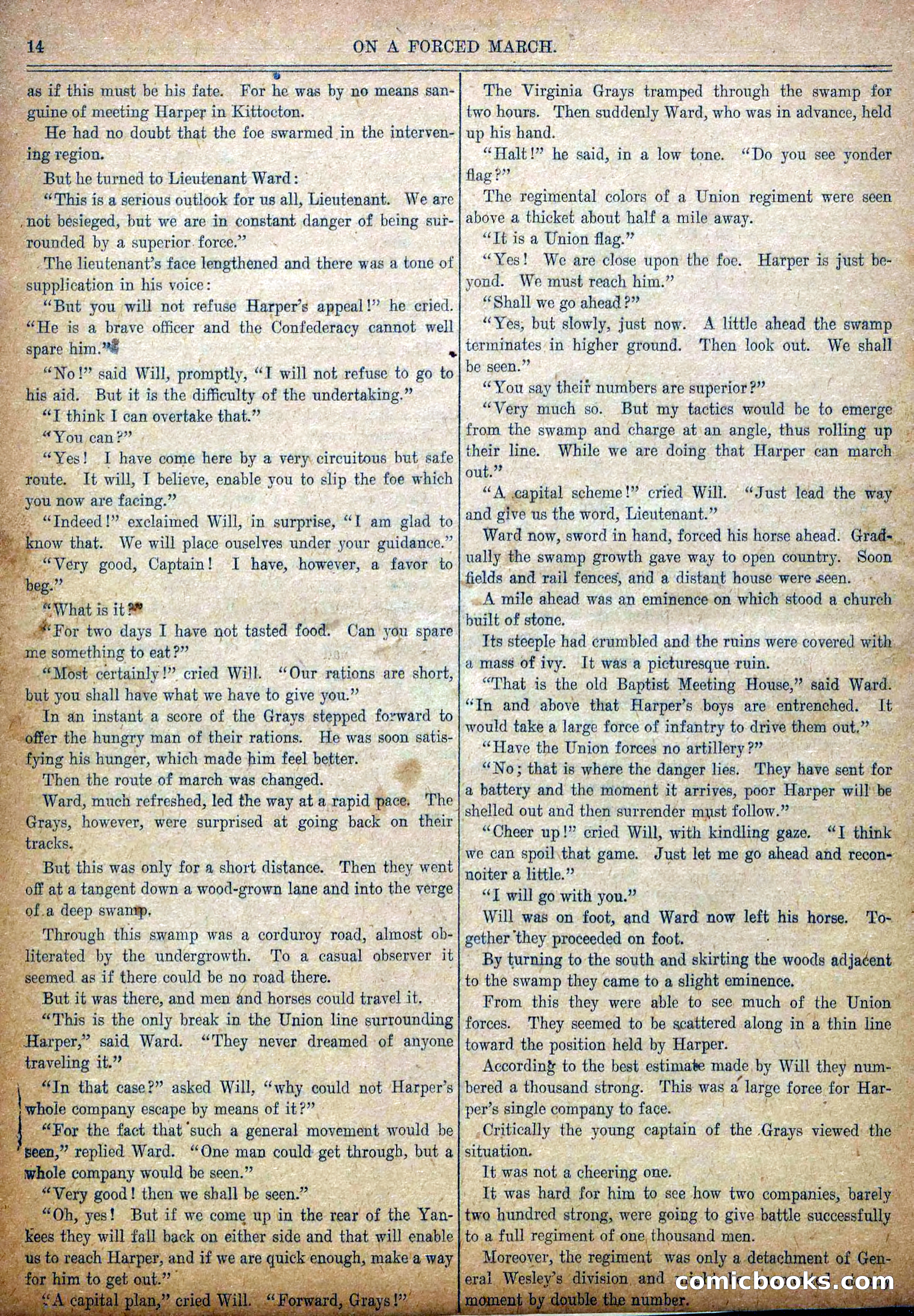Blue and Gray Weekly, No. 4 — page 16 of 35