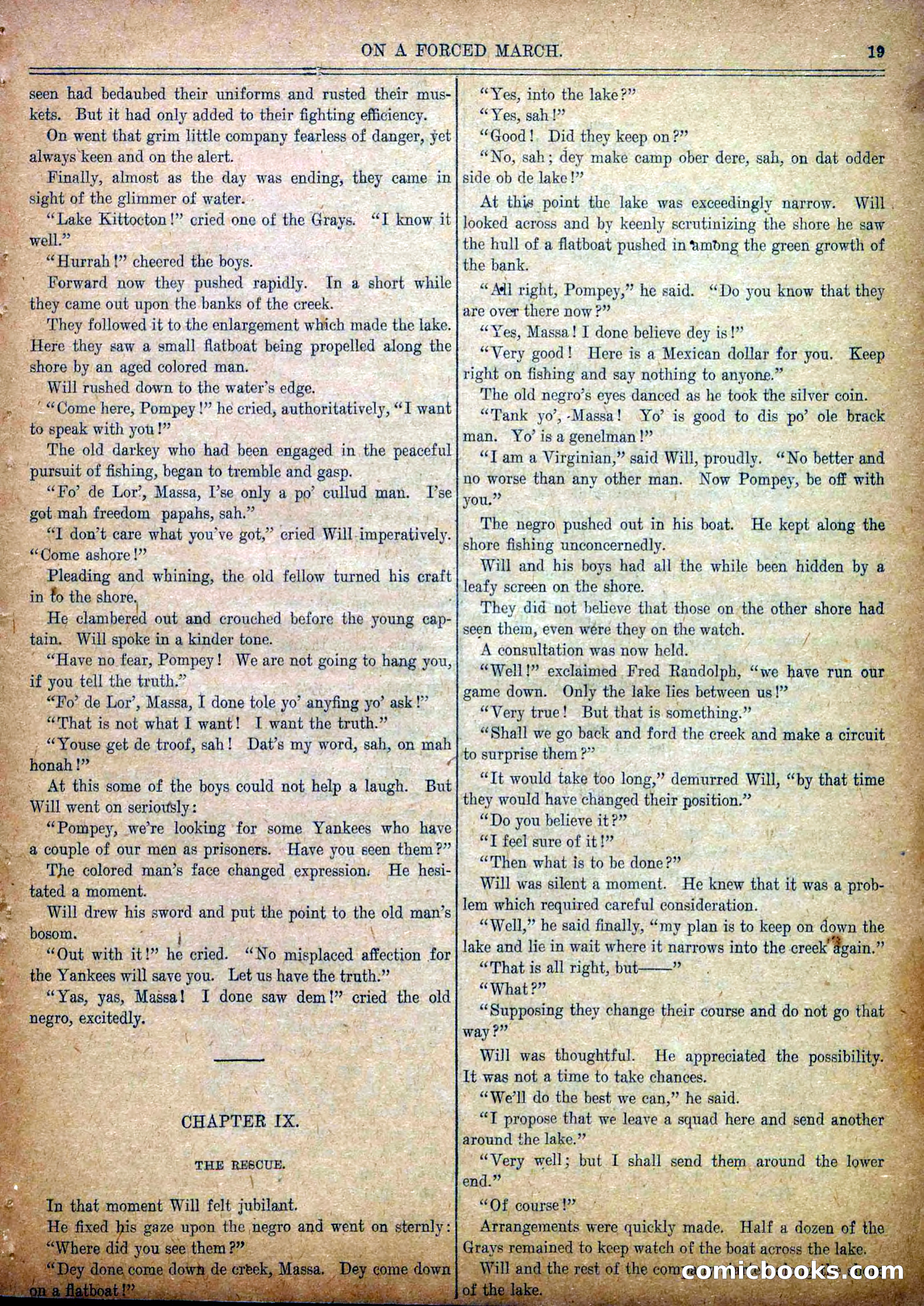 Blue and Gray Weekly, No. 4 — page 21 of 35