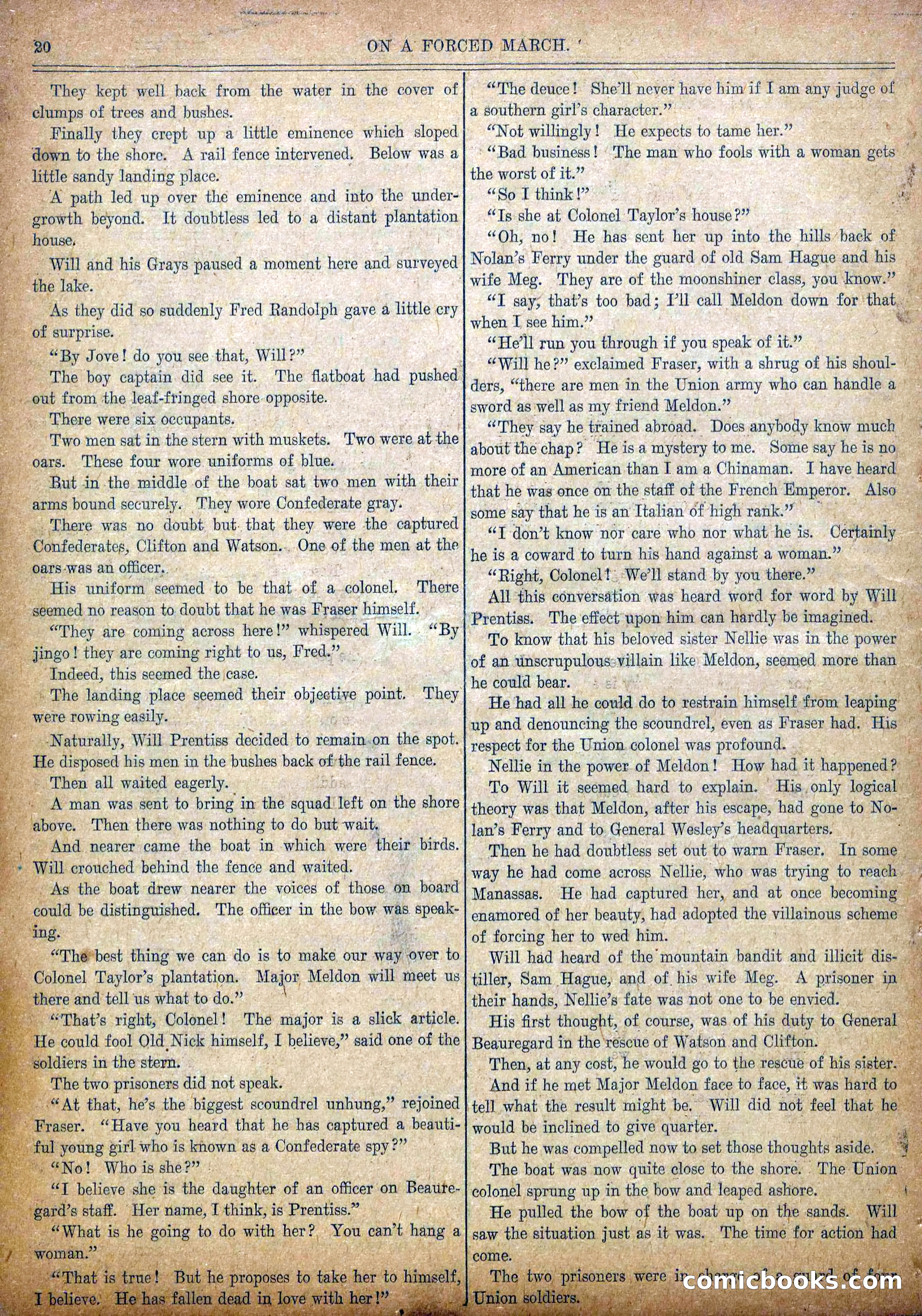 Blue and Gray Weekly, No. 4 — page 22 of 35