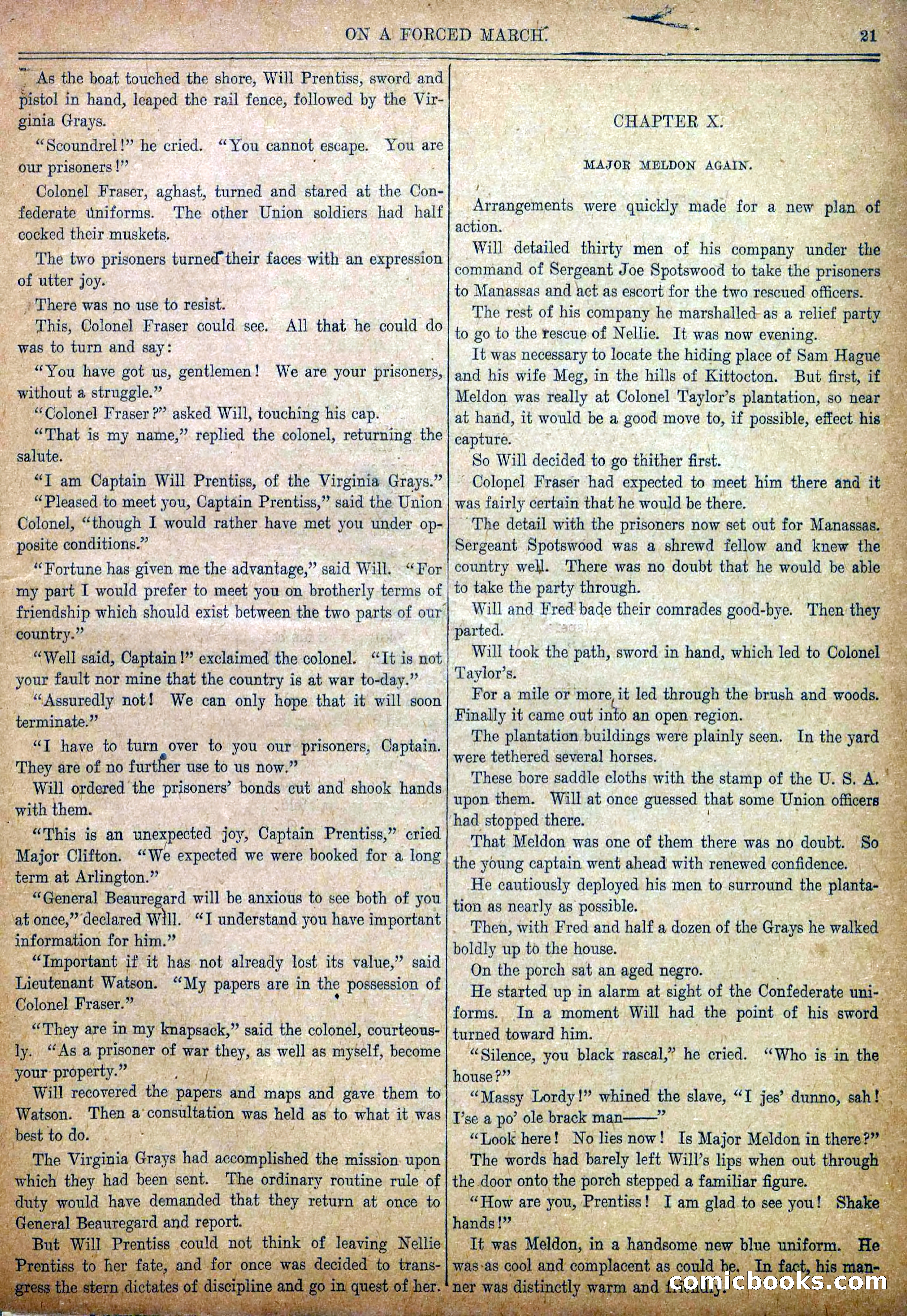 Blue and Gray Weekly, No. 4 — page 23 of 35