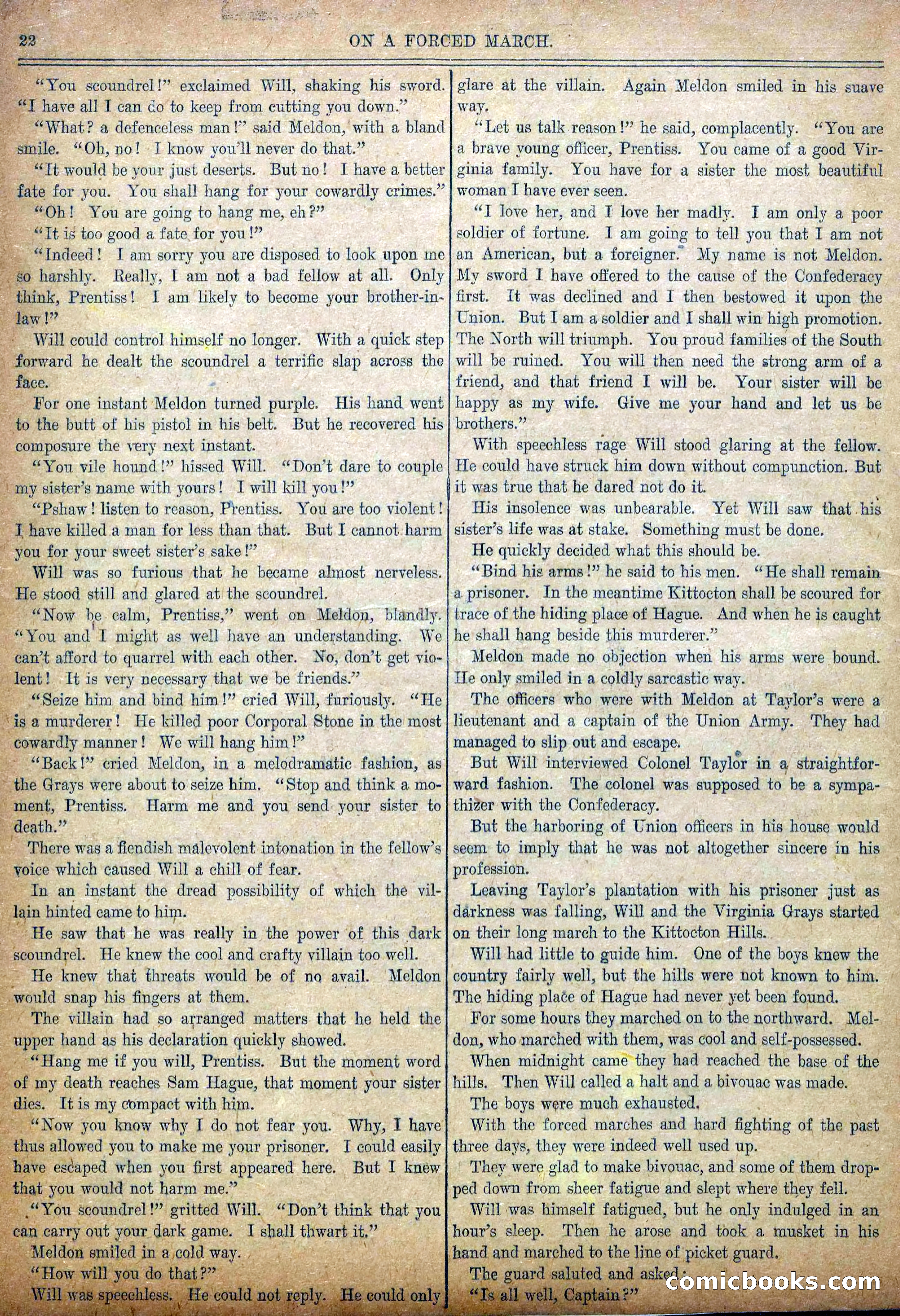 Blue and Gray Weekly, No. 4 — page 24 of 35