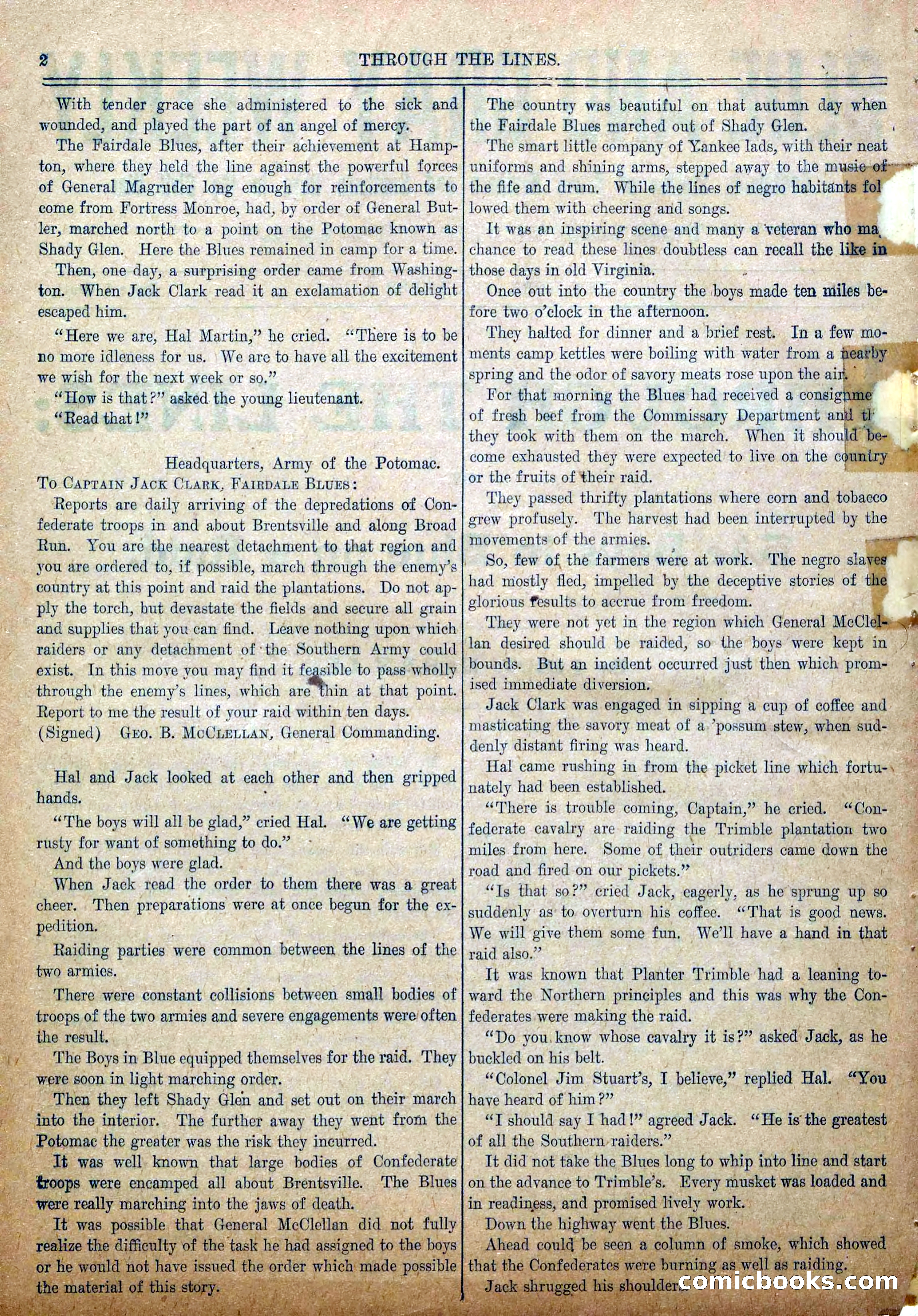 Blue and Gray Weekly, No. 6 — page 4 of 36