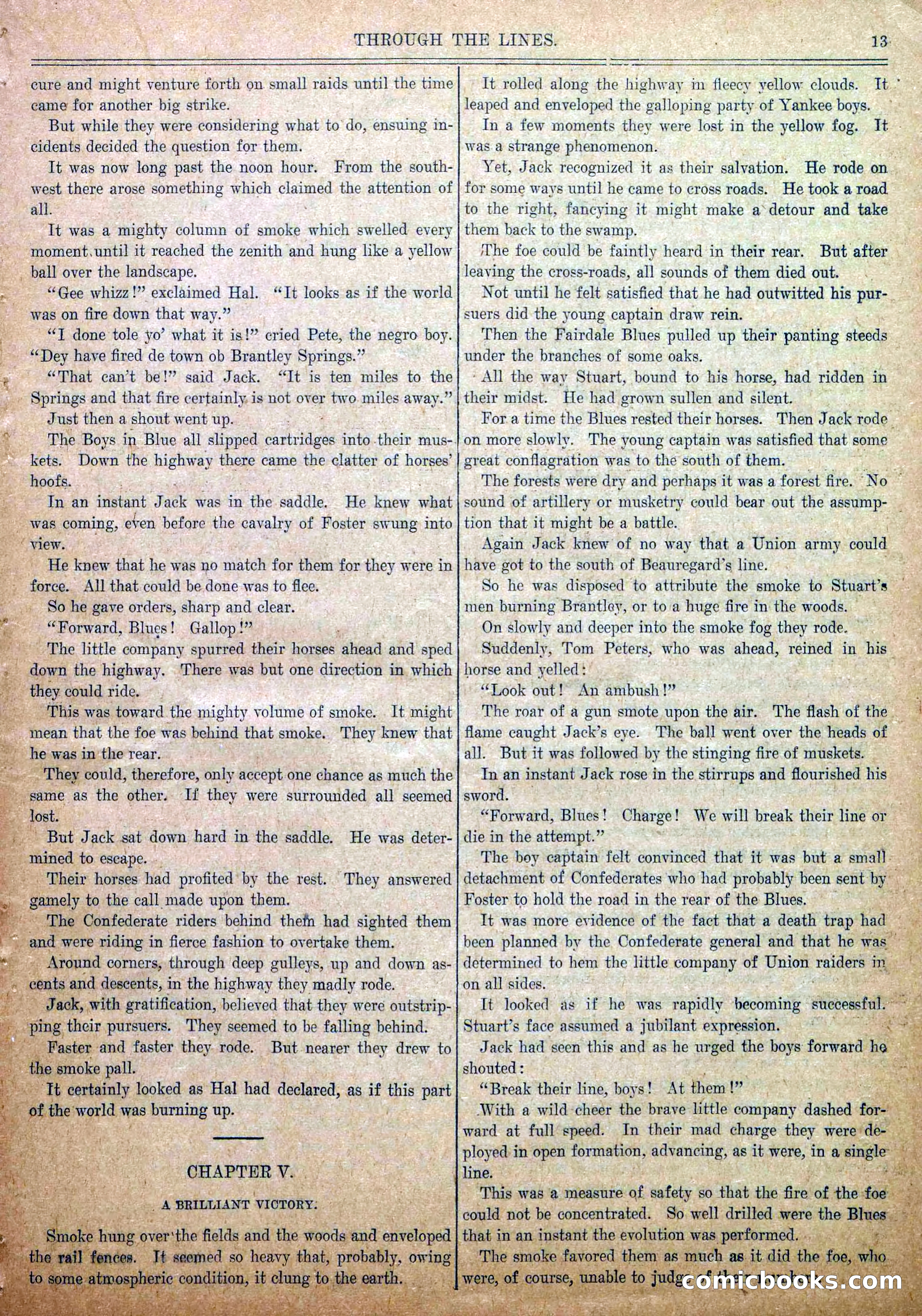 Blue and Gray Weekly, No. 6 — page 15 of 36
