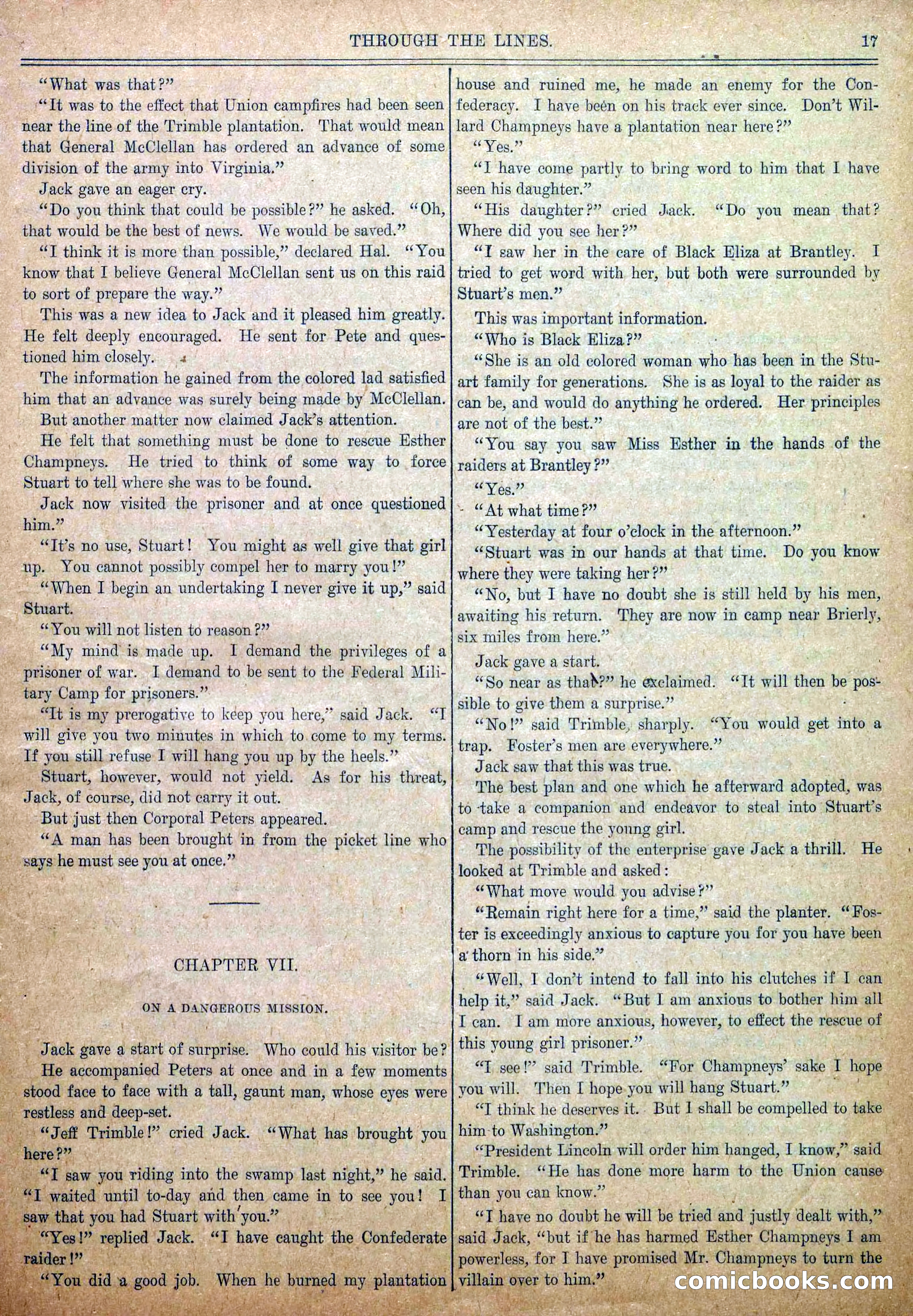 Blue and Gray Weekly, No. 6 — page 19 of 36