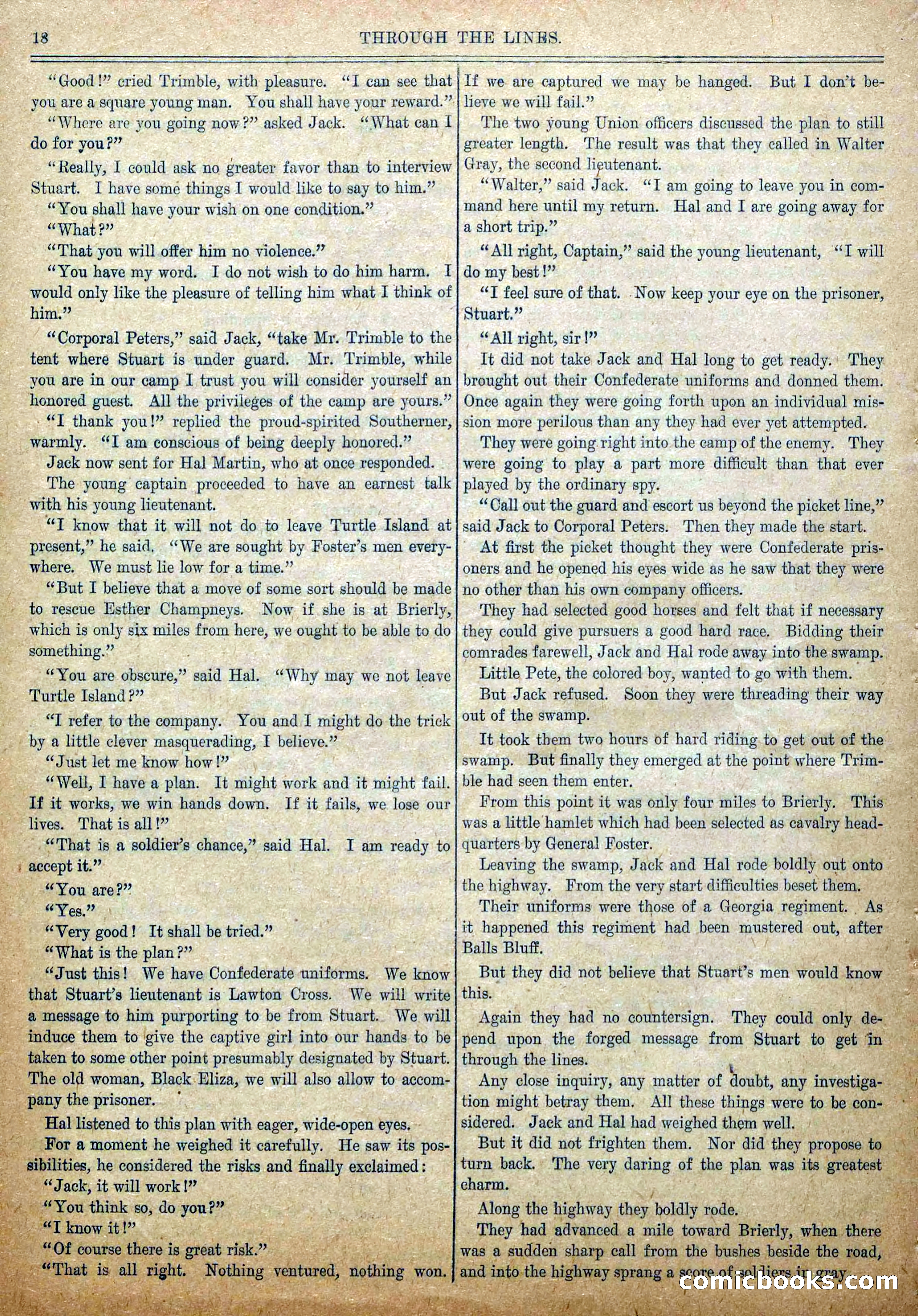 Blue and Gray Weekly, No. 6 — page 20 of 36