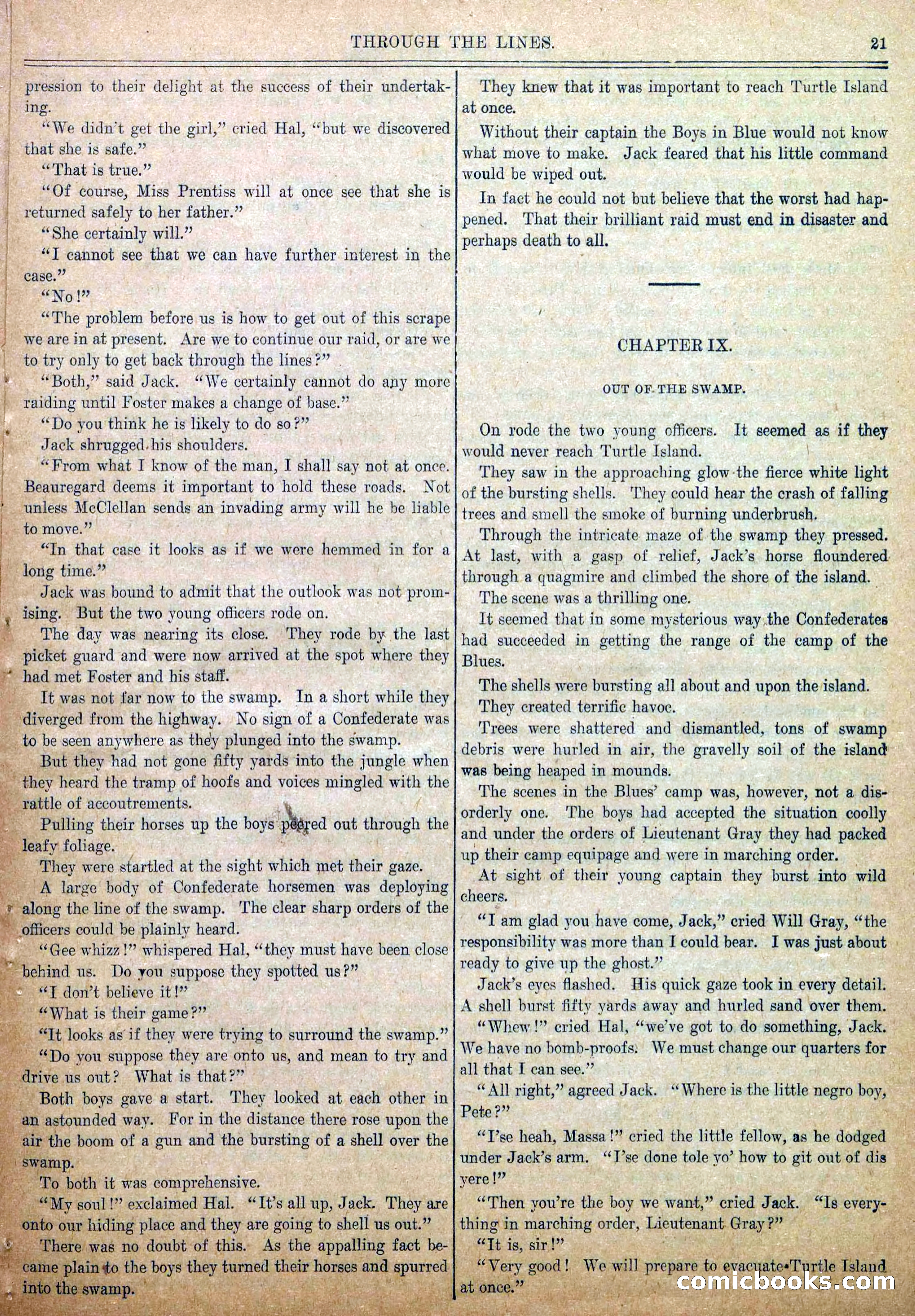 Blue and Gray Weekly, No. 6 — page 23 of 36